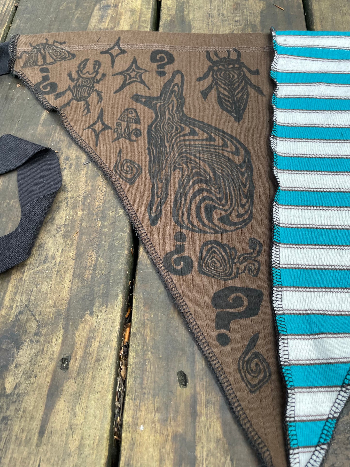Artsy Split Bandana ~