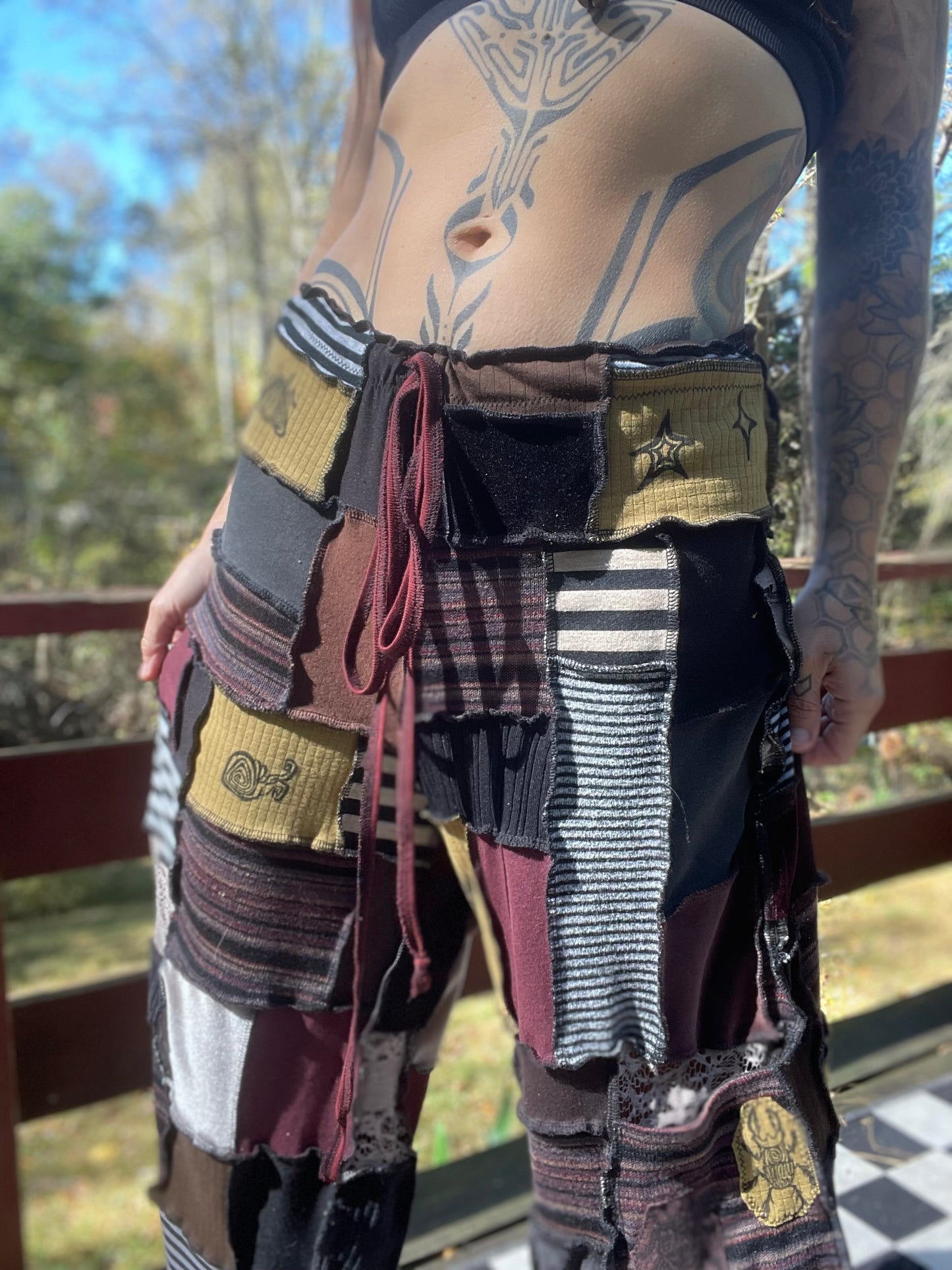 Jester Bell Micro Patchwork Pants