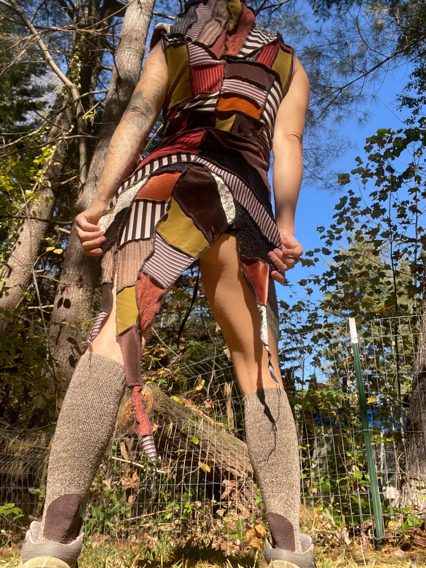 Burning Hearts Hooded Elf Vest ~