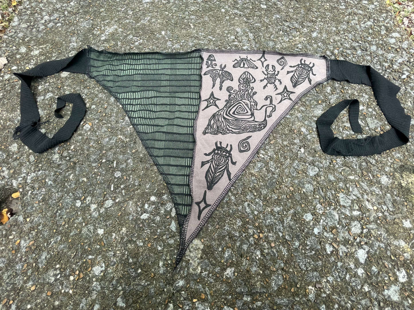 Artsy Split Bandana ~