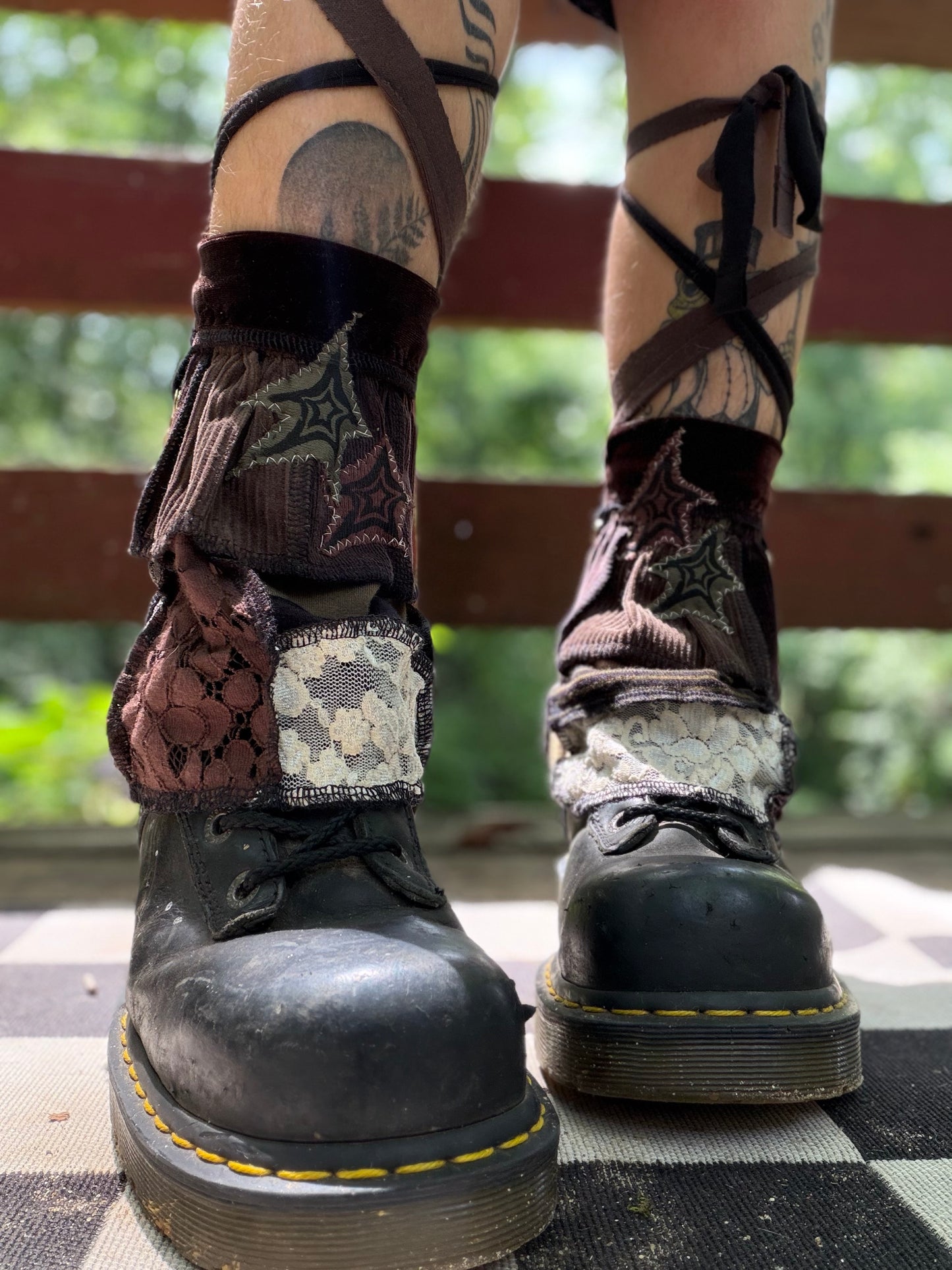 Lace & Stars Boot Cuffs