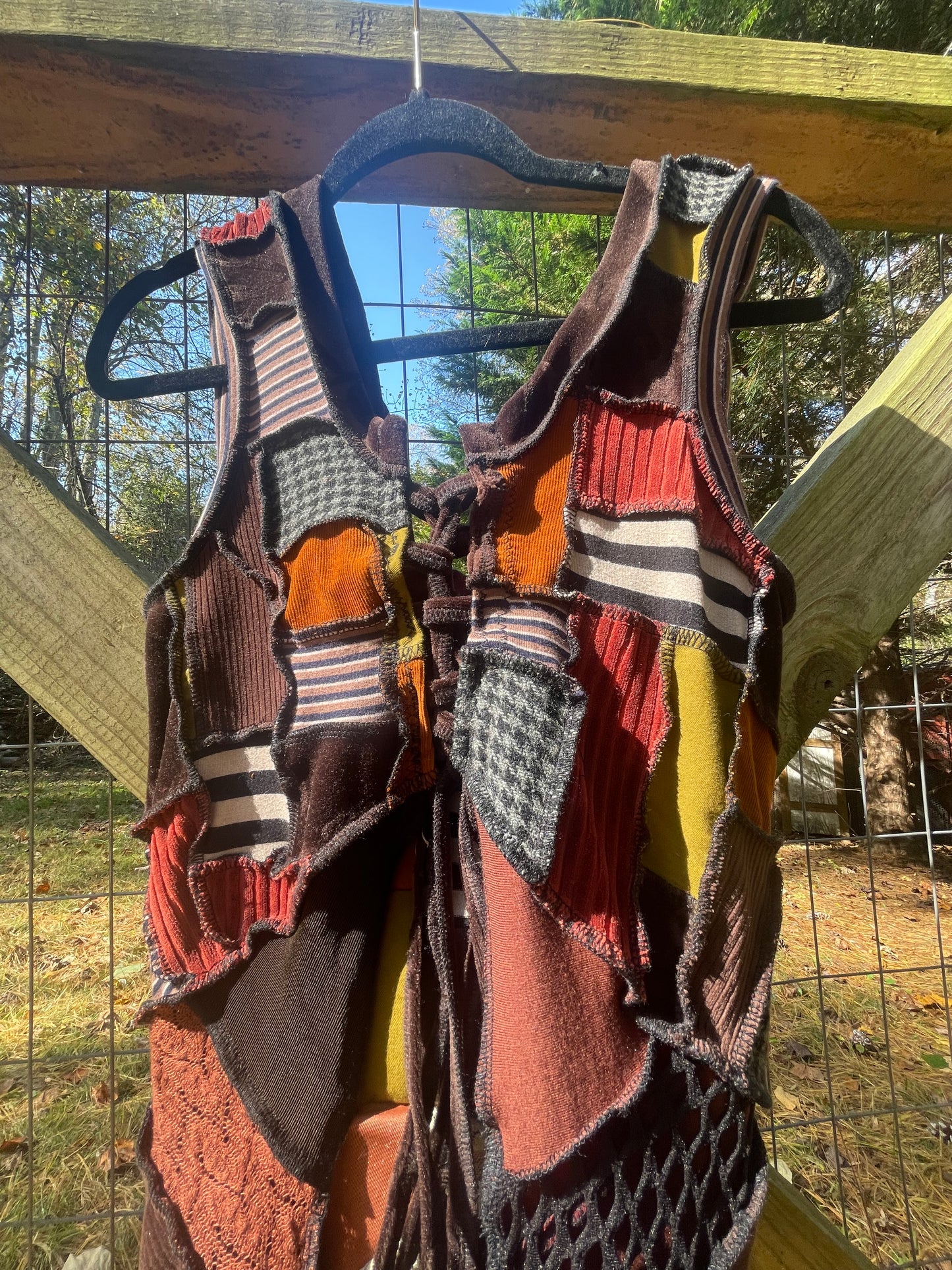 Burning Hearts Hooded Elf Vest ~