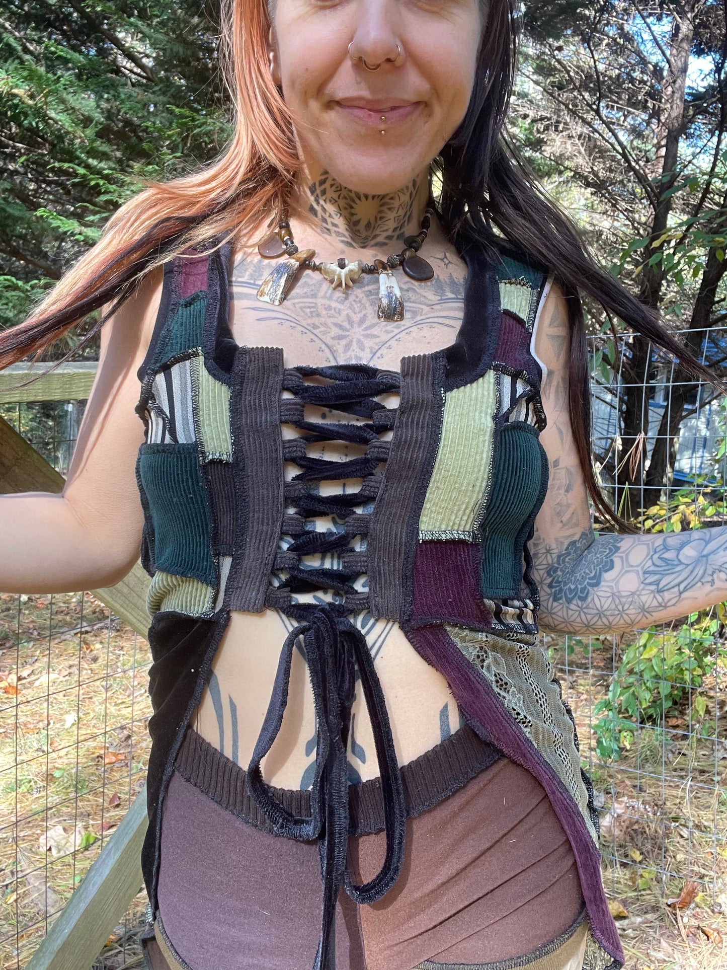 Inspiring Magick Hooded Elf Vest ~