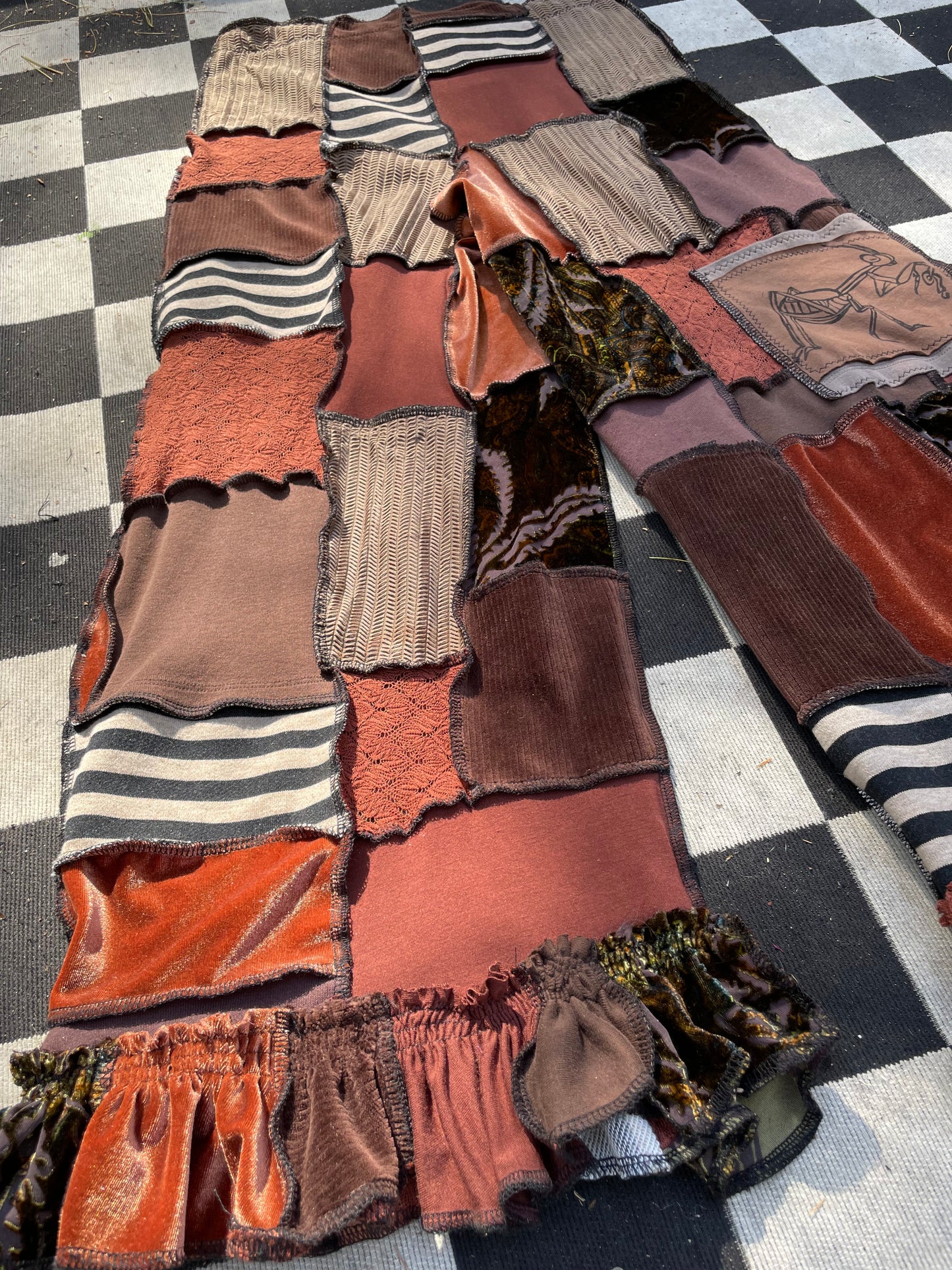 Ember Dreams Ruffle Pants