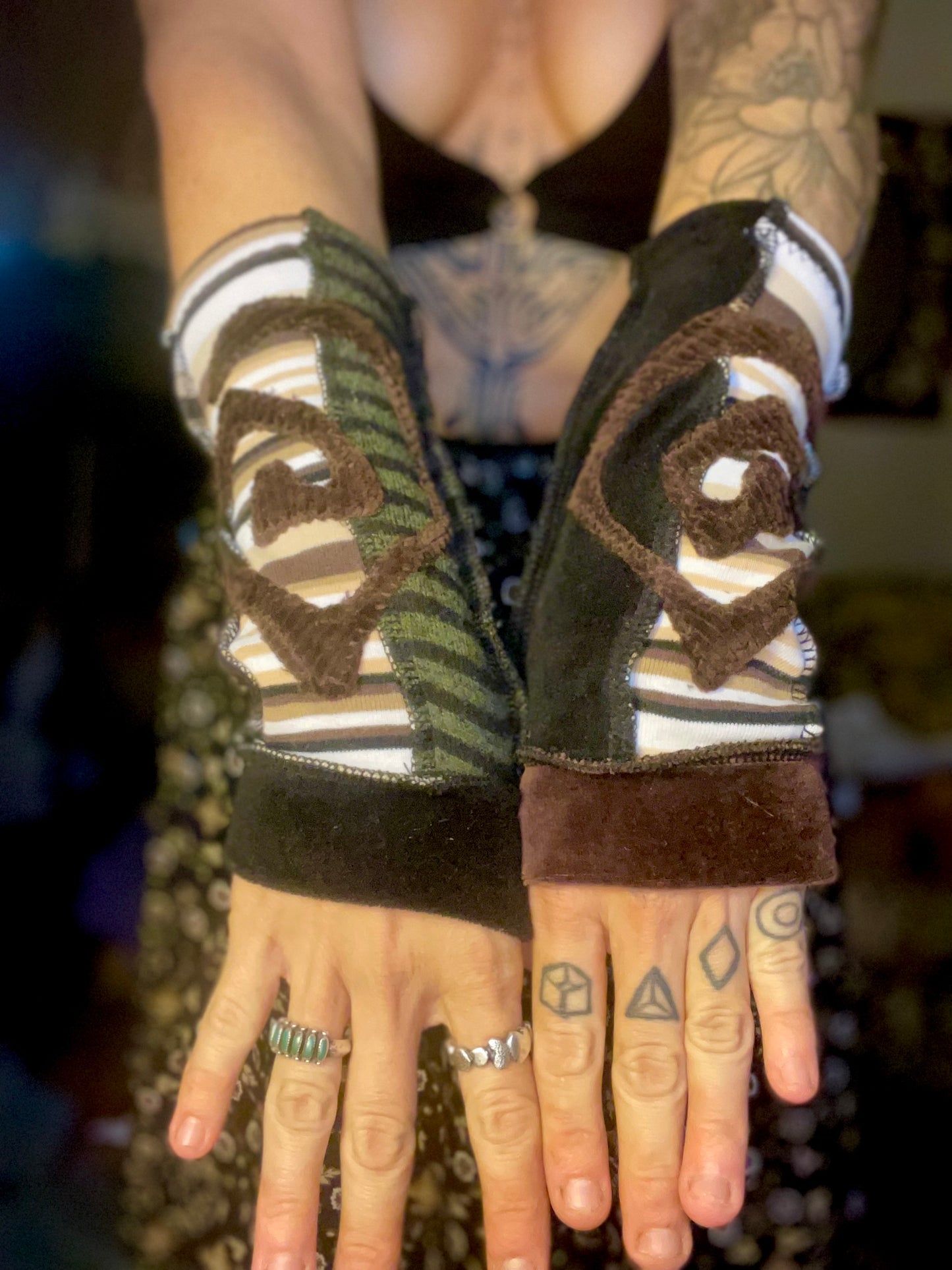 Forest Nymph Swirl Arm Warmers