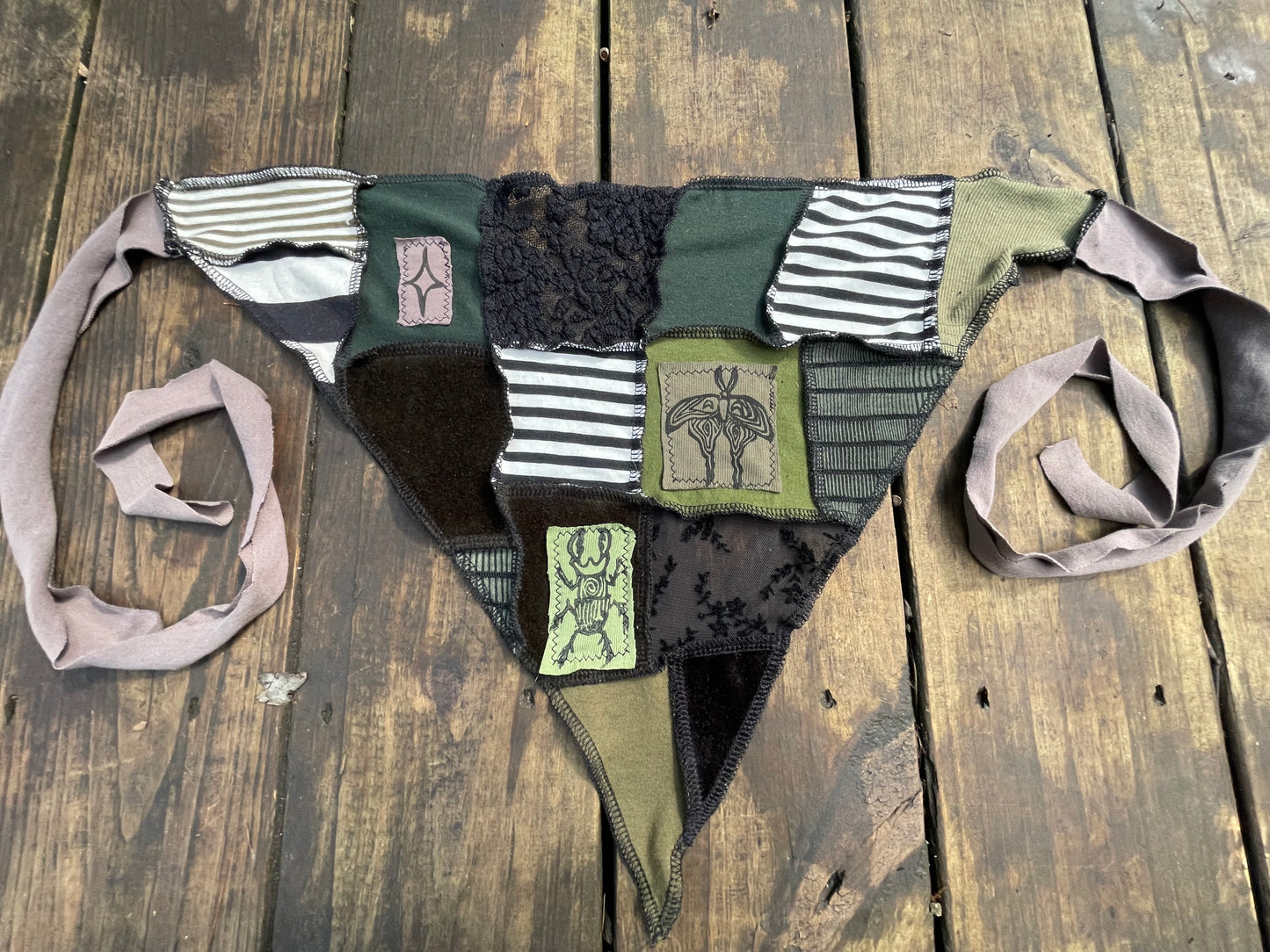 Forest Nymph Patchwork Bandana ~