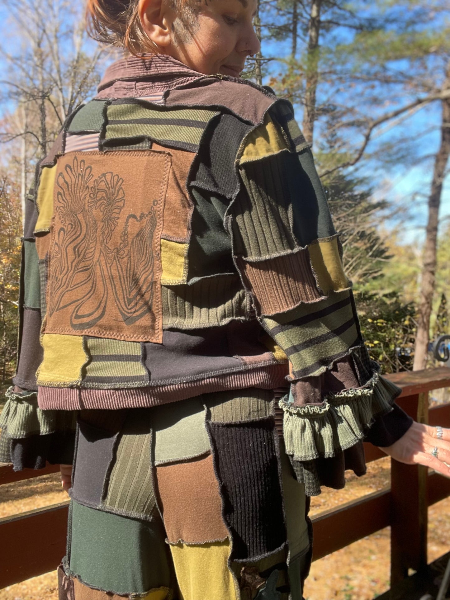 Funky Fairy Artsy Ruffle Jacket