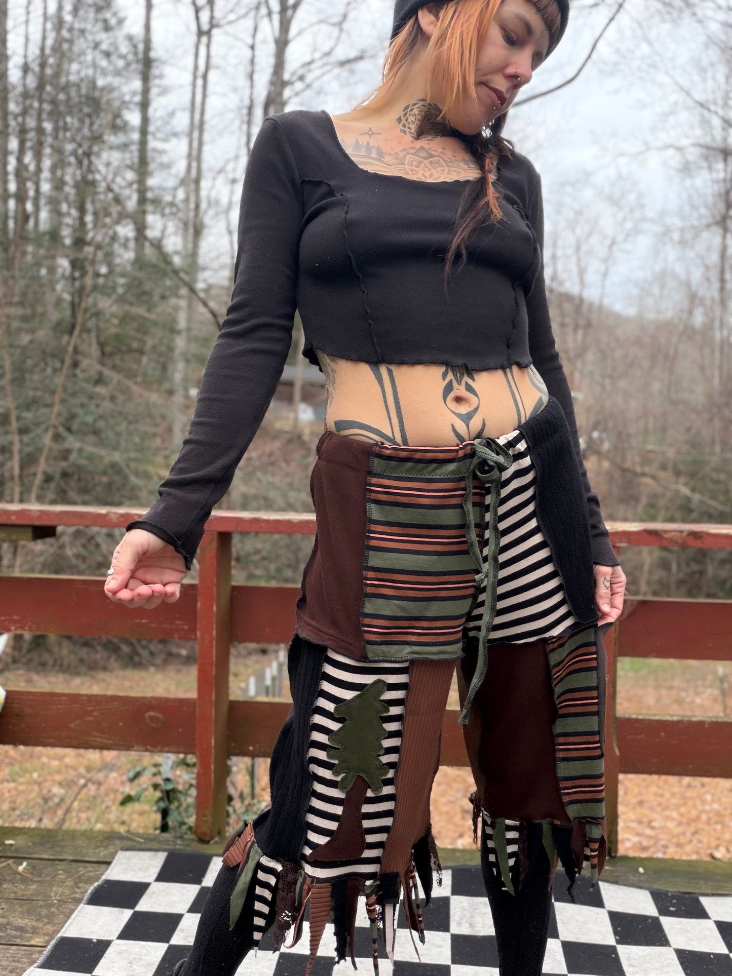 Pine Pixie Baggy Jester Shorts