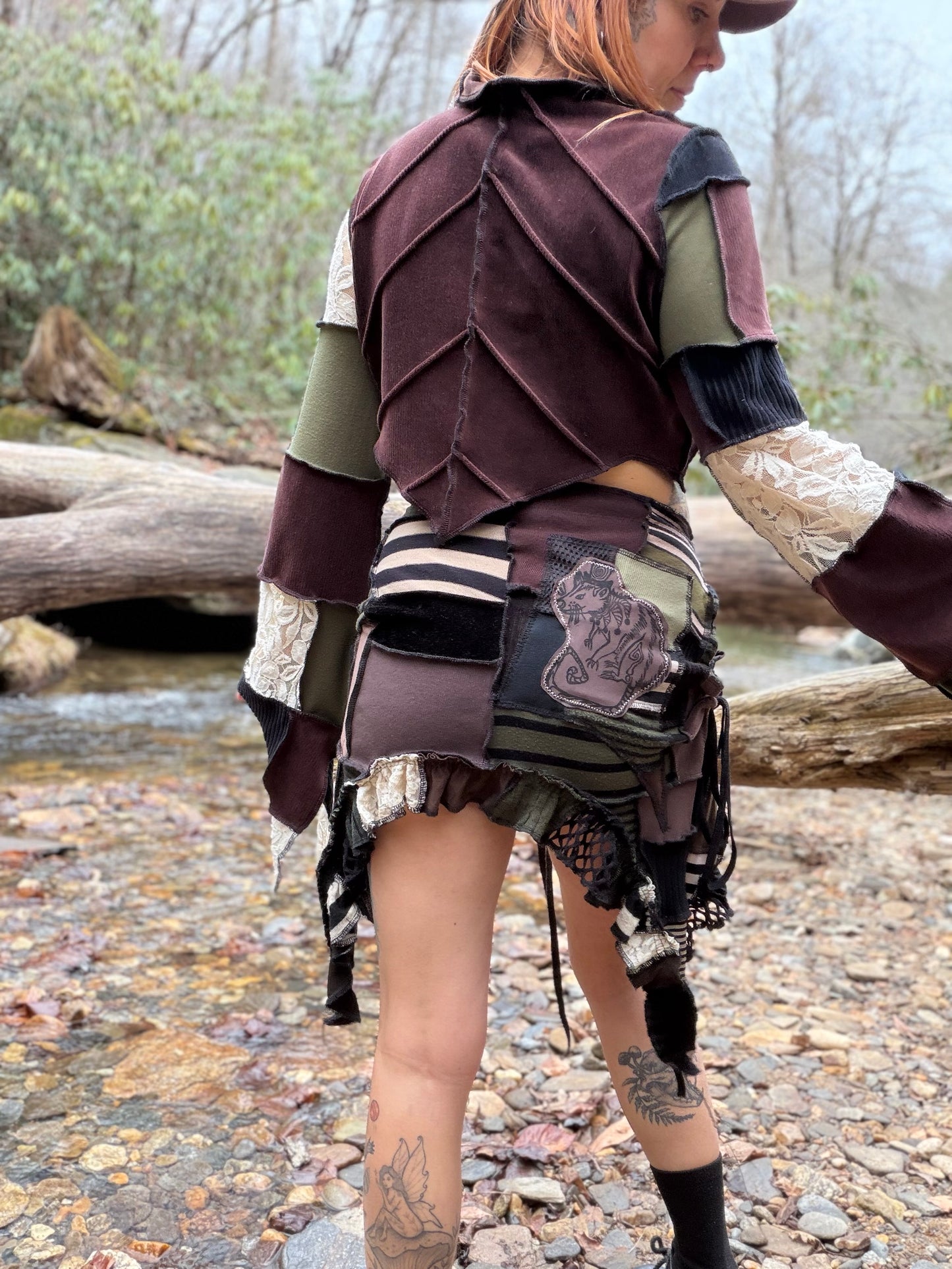 Earth Pixie Ruffle Mini ~