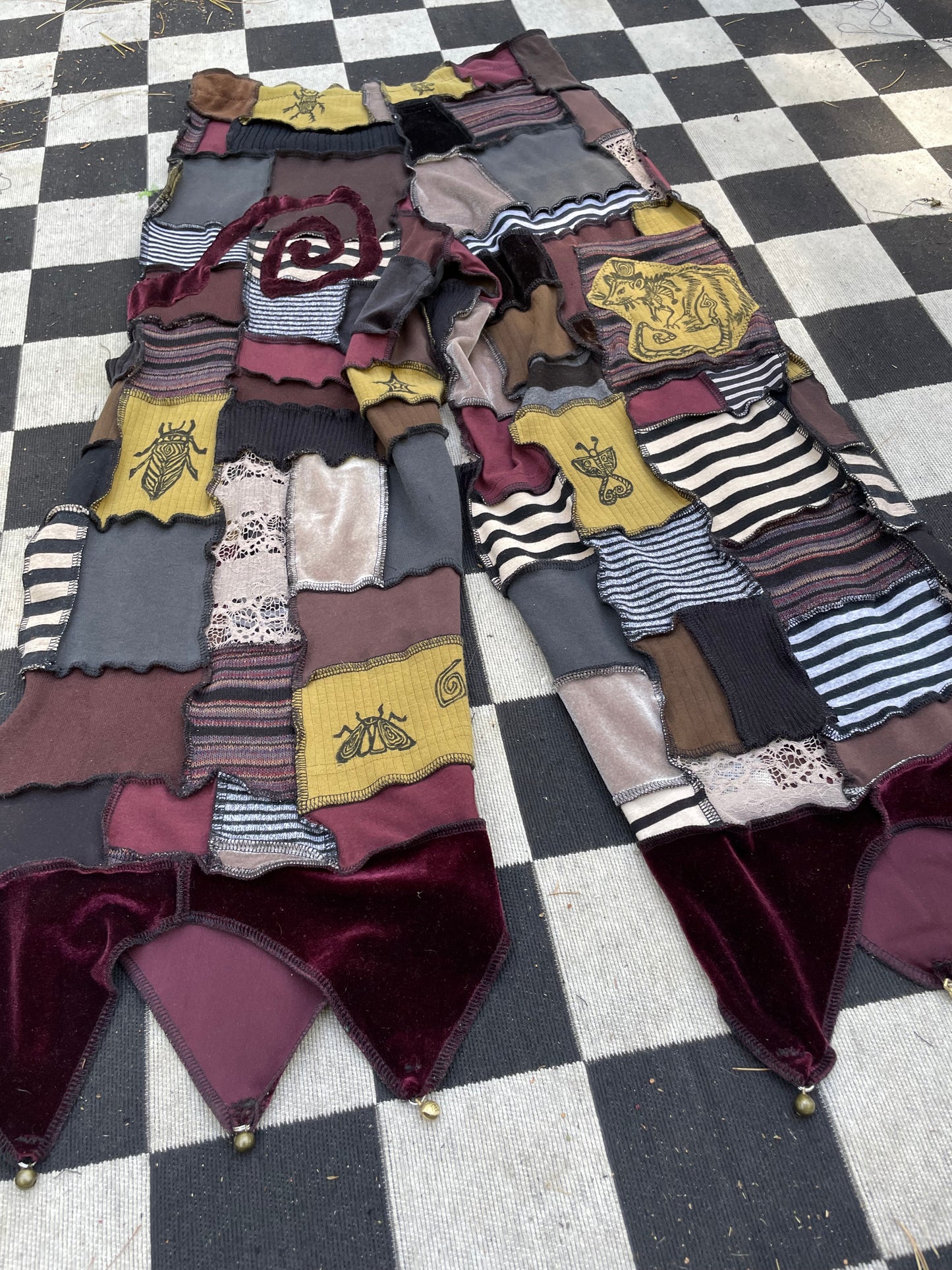 Jester Bell Micro Patchwork Pants