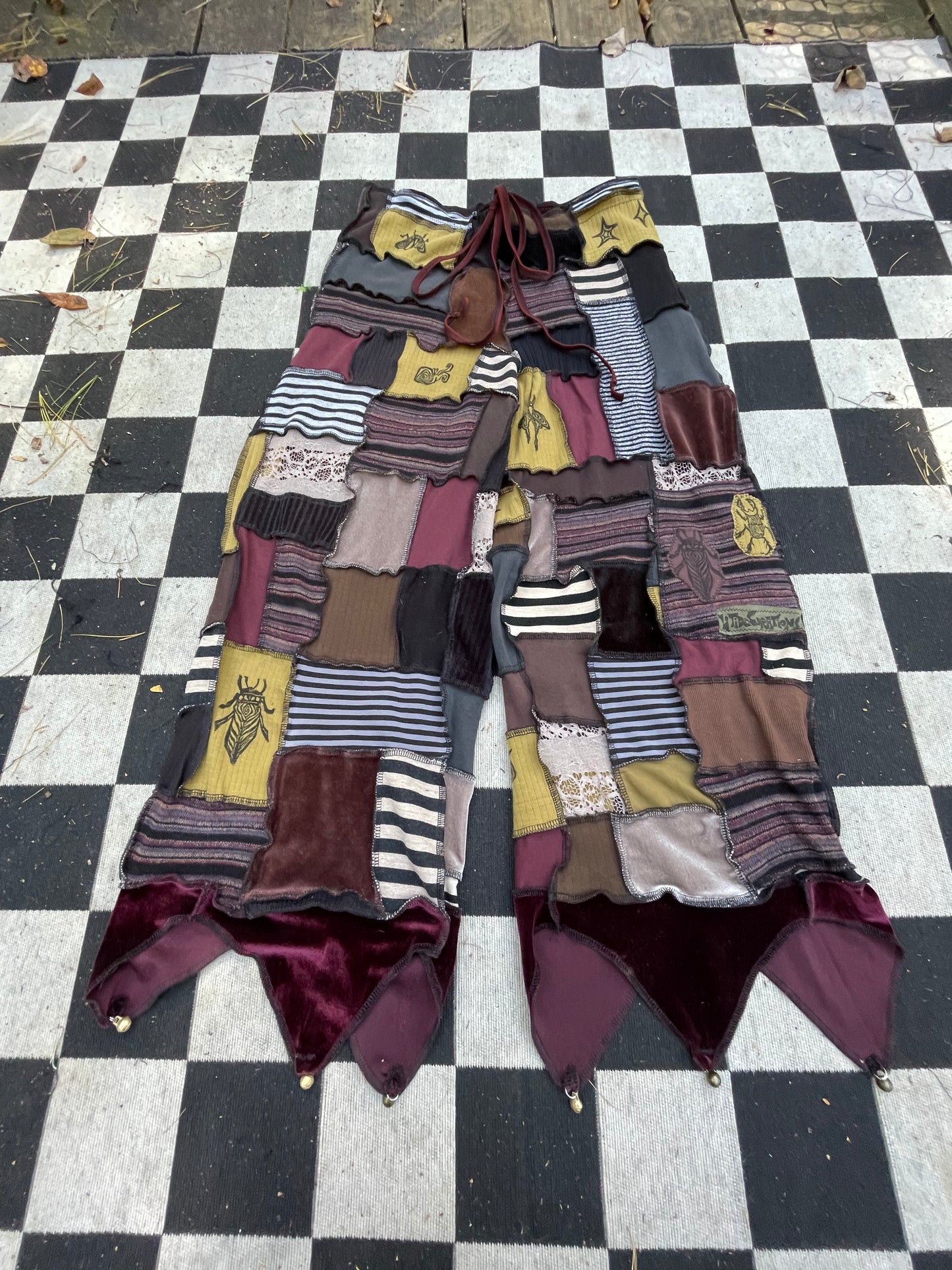 Jester Bell Micro Patchwork Pants