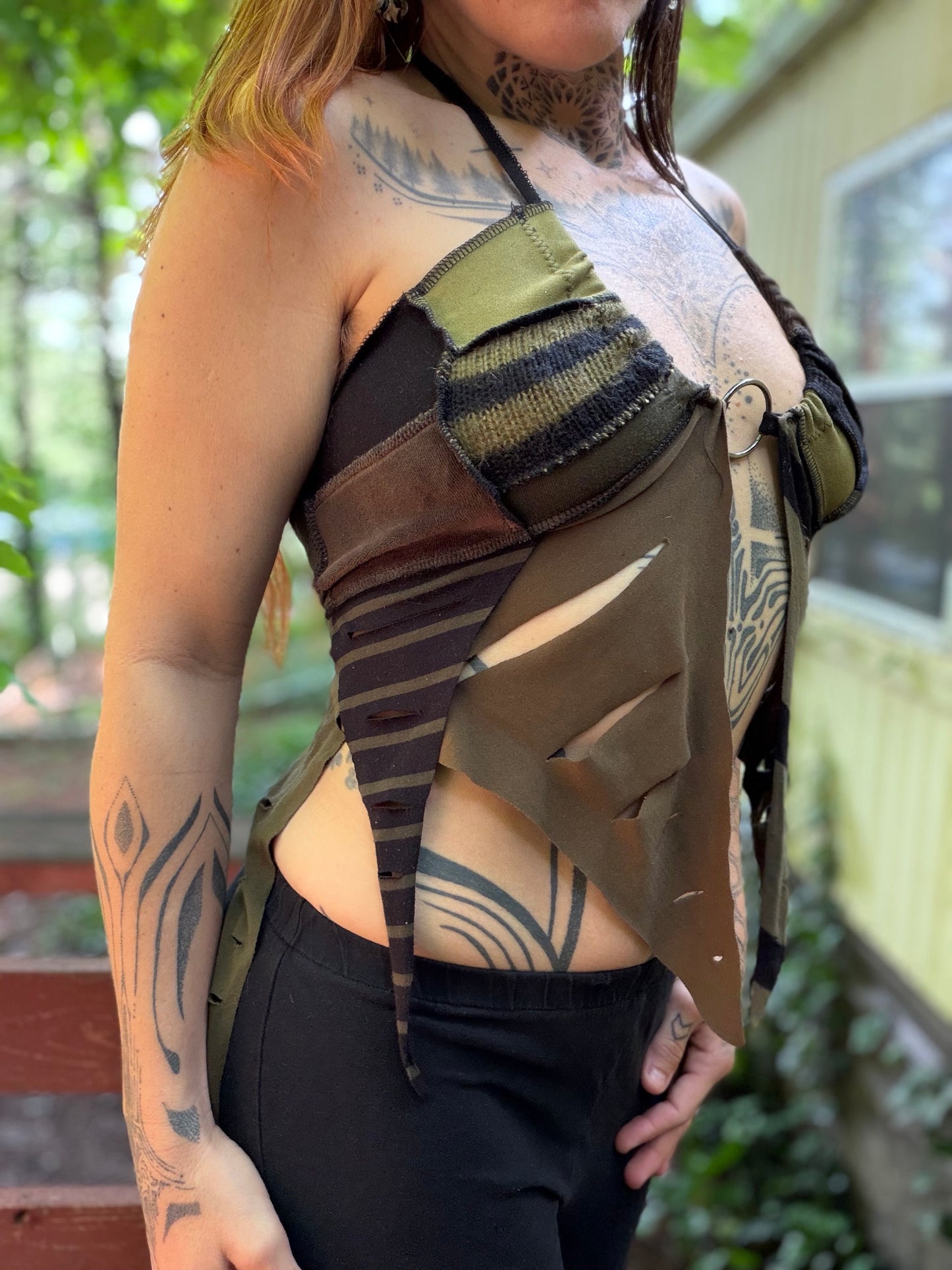 Mud Grunge Scrappy Pirate Top