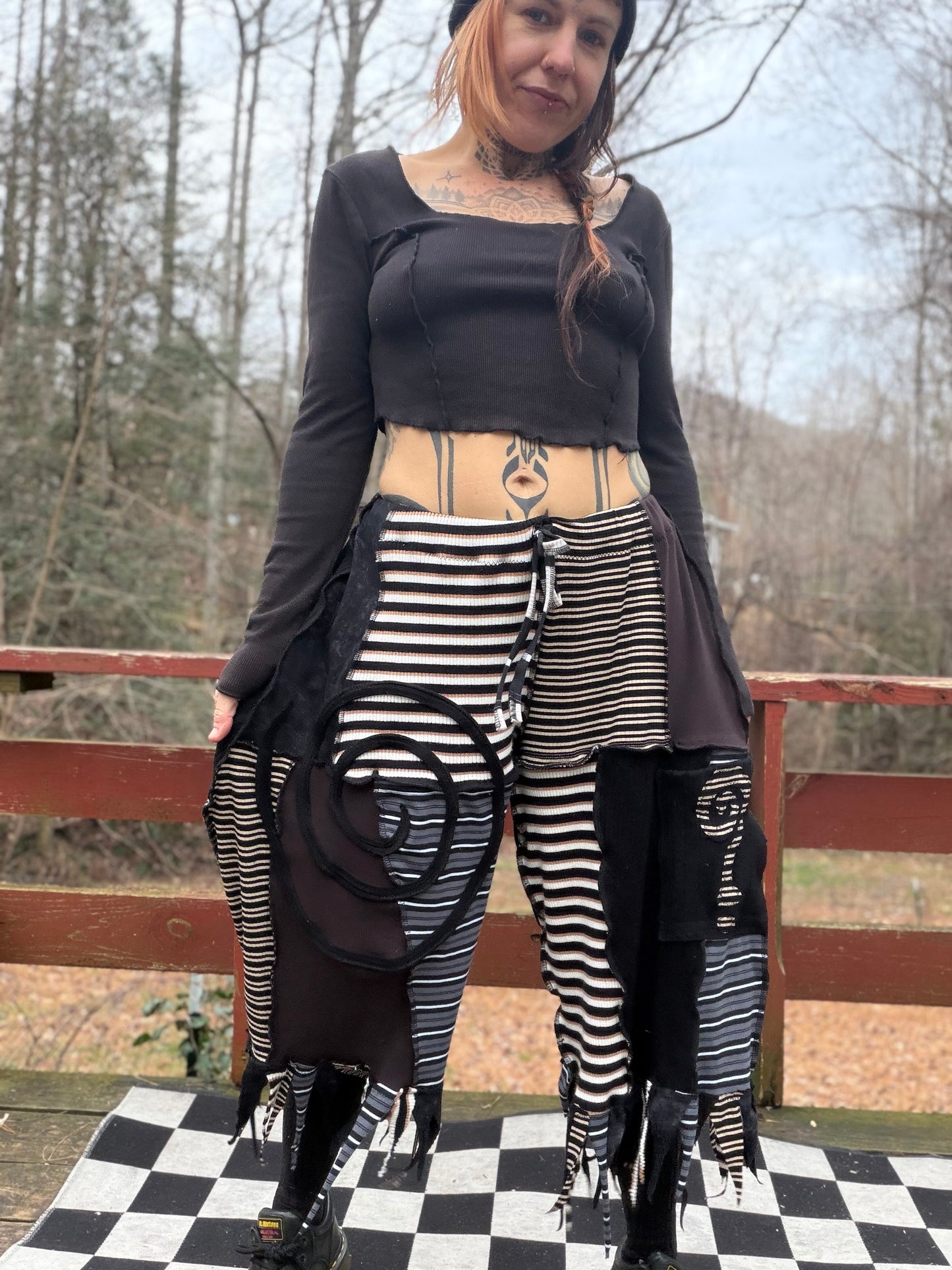 Spiral Out Baggy Jester Shorts