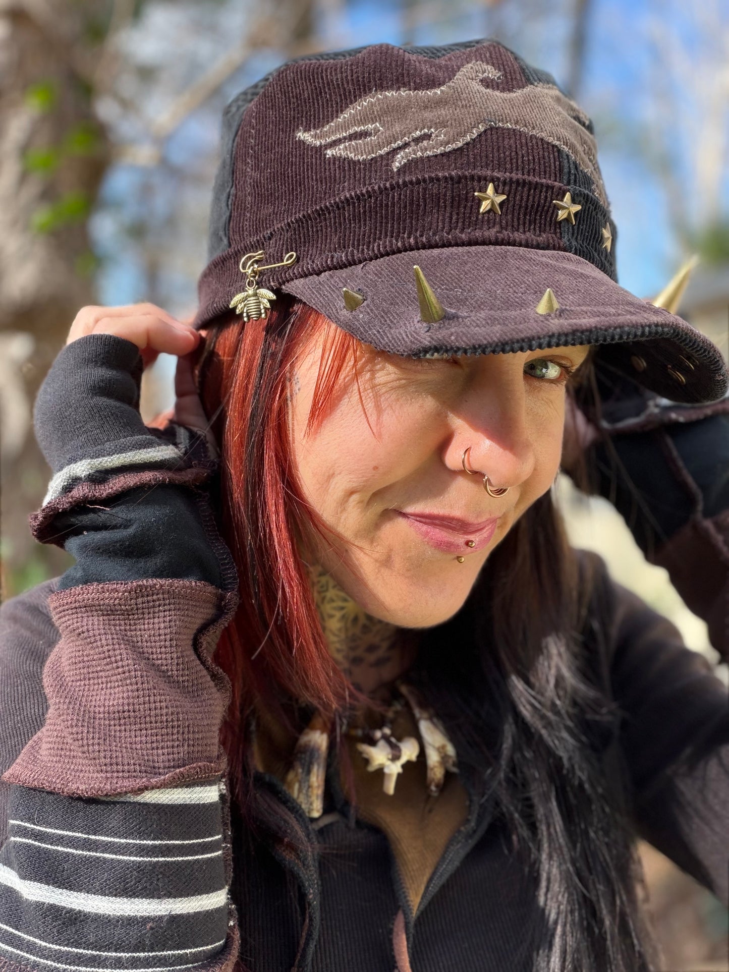 Abstract Frequency Train Hat
