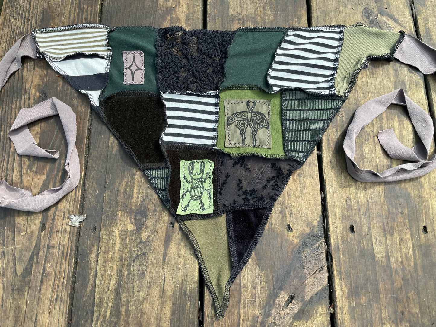 Forest Nymph Patchwork Bandana ~
