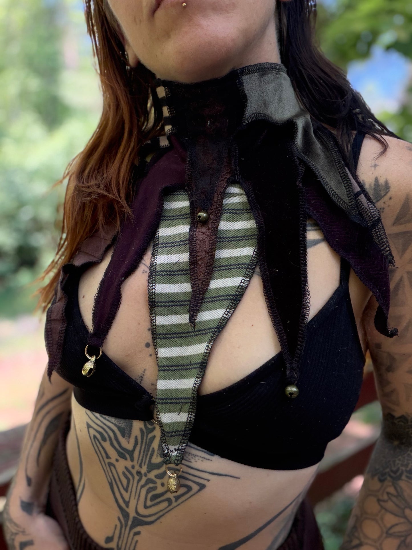 Goth Fae Clown Collar