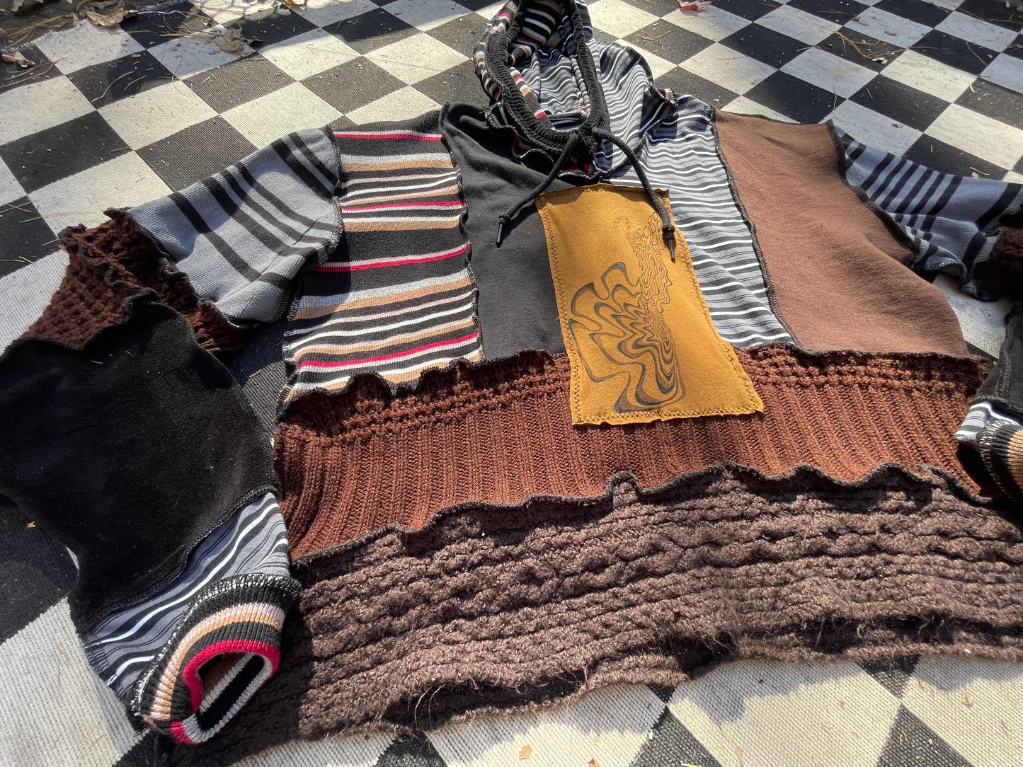 Creative Jester Crop Hoodie