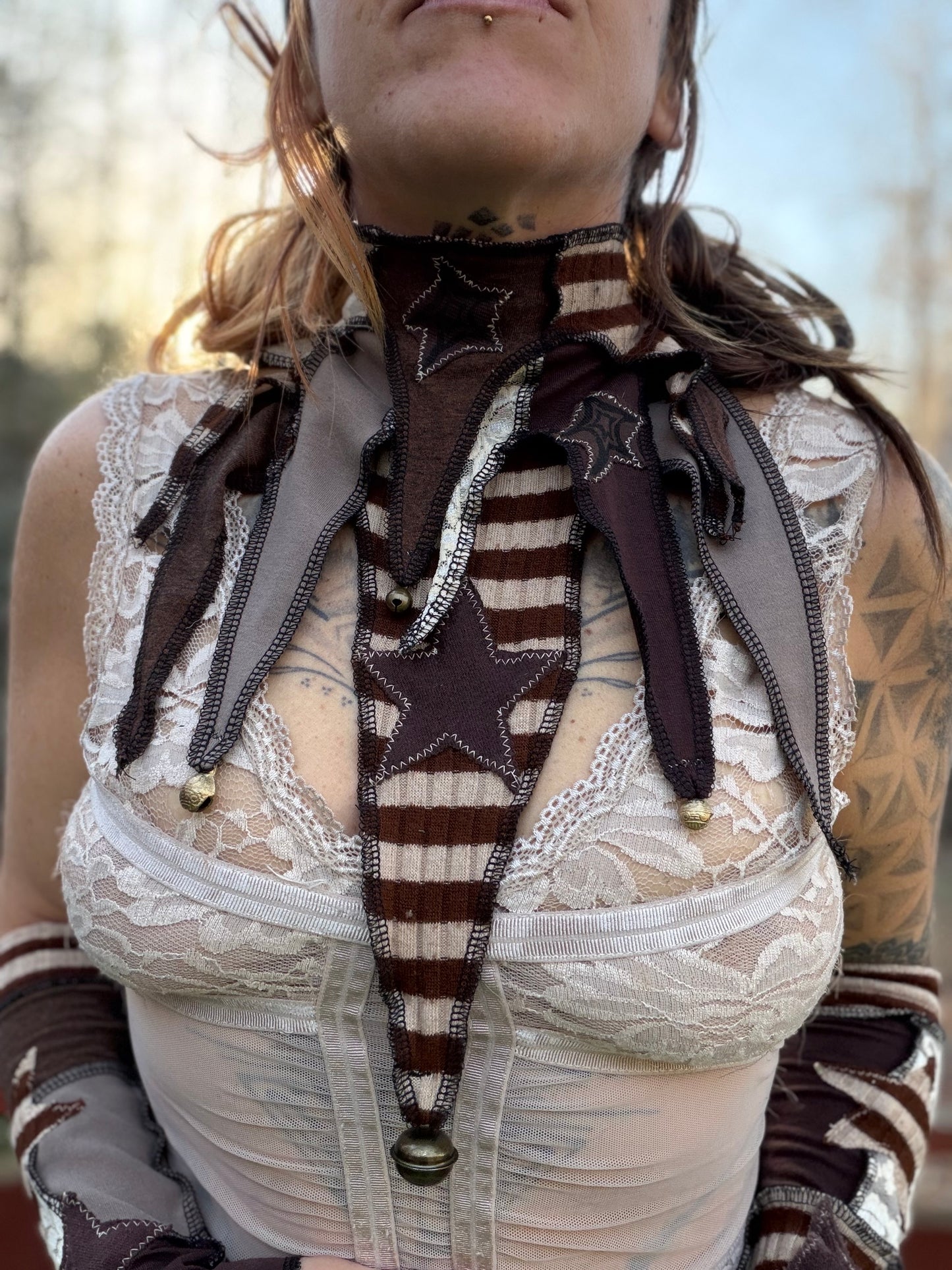 Bronze Cosmos Clown Collar
