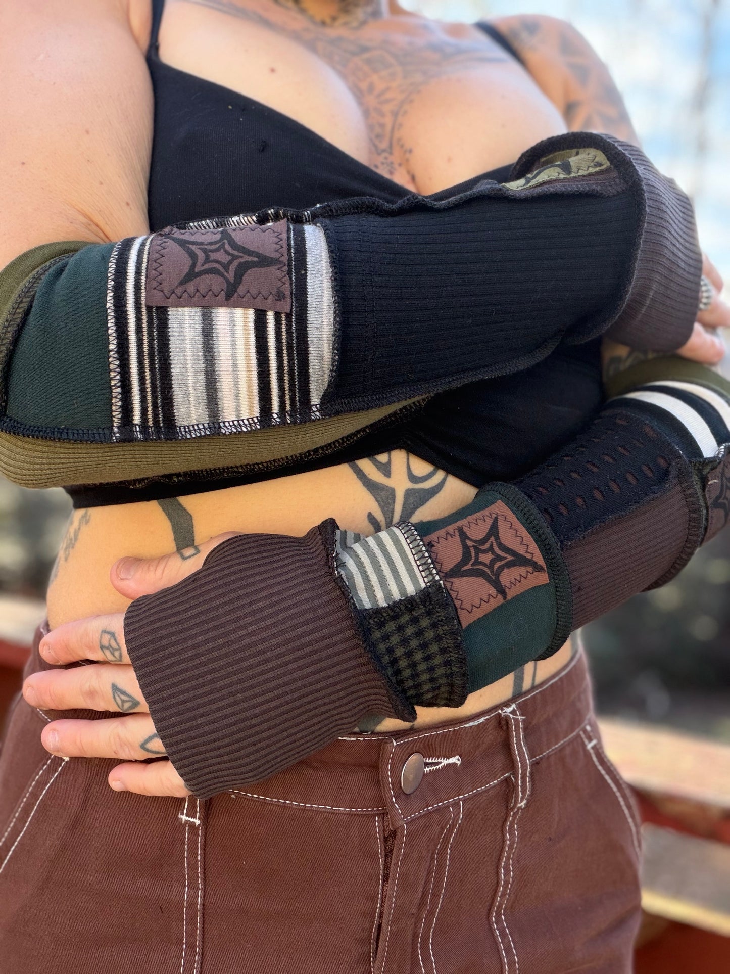 Starry Grunge Arm Warmers