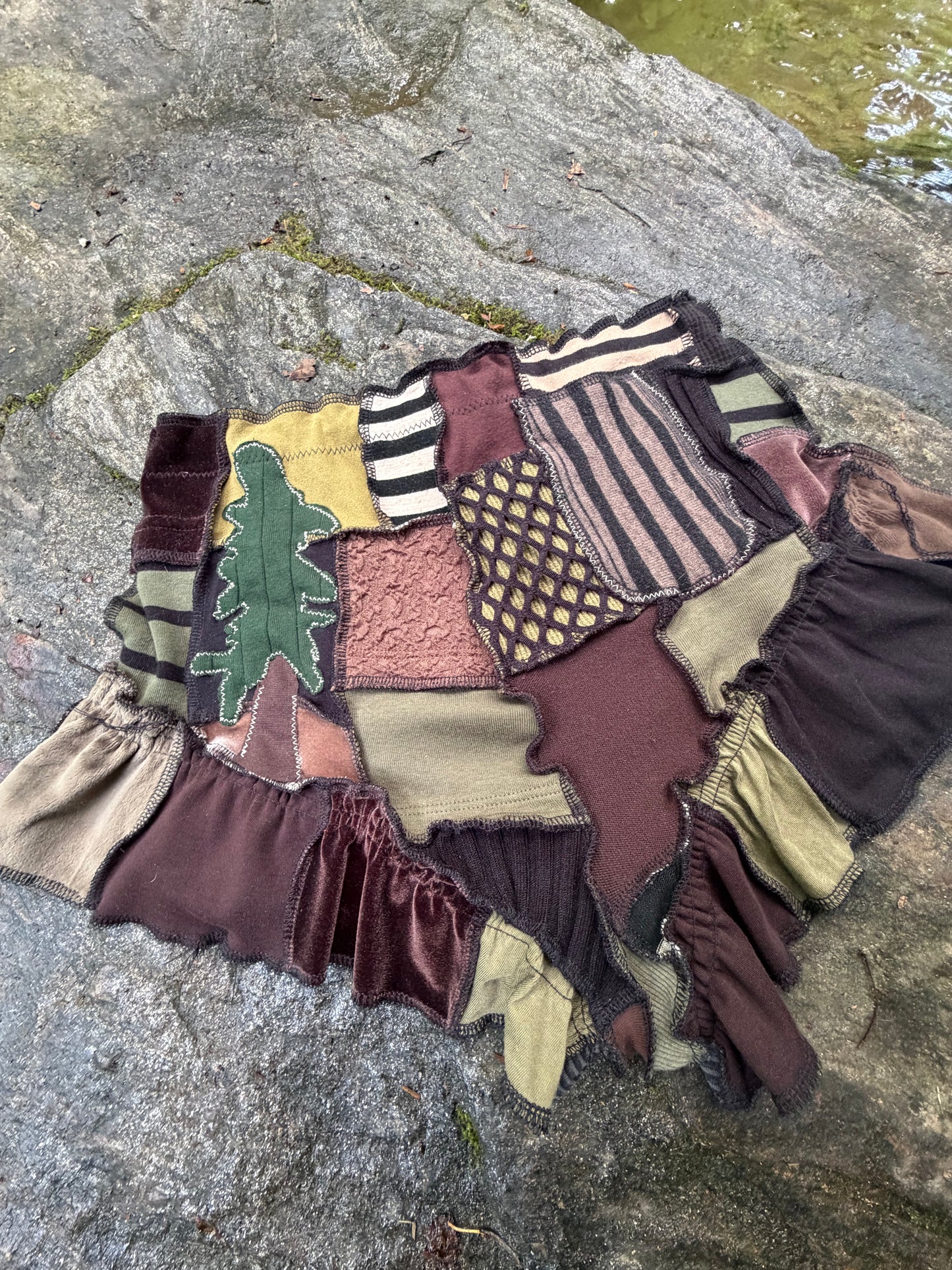 Tree Hugger Ruffle Shorts