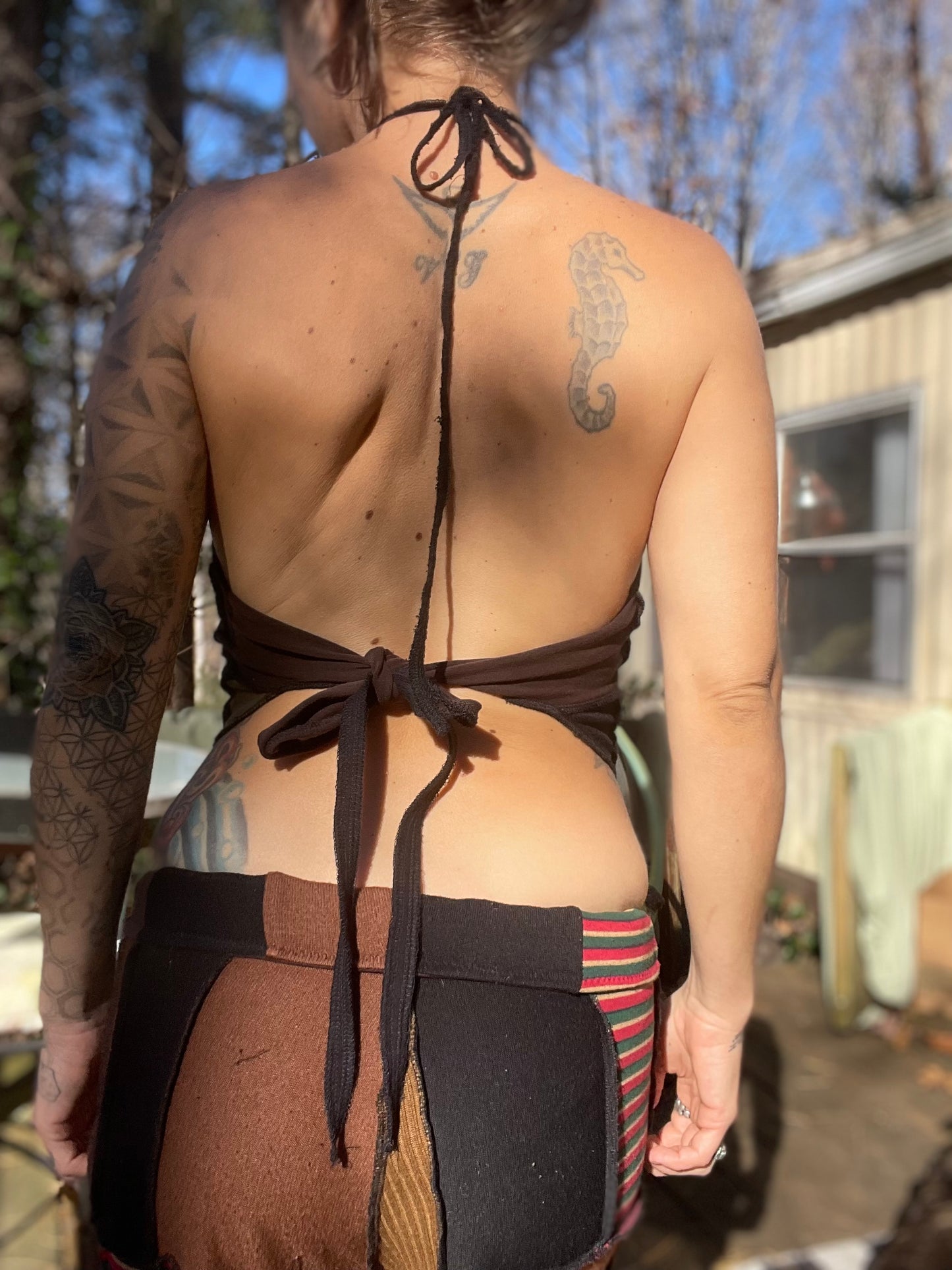 Earthy Butterfly Top