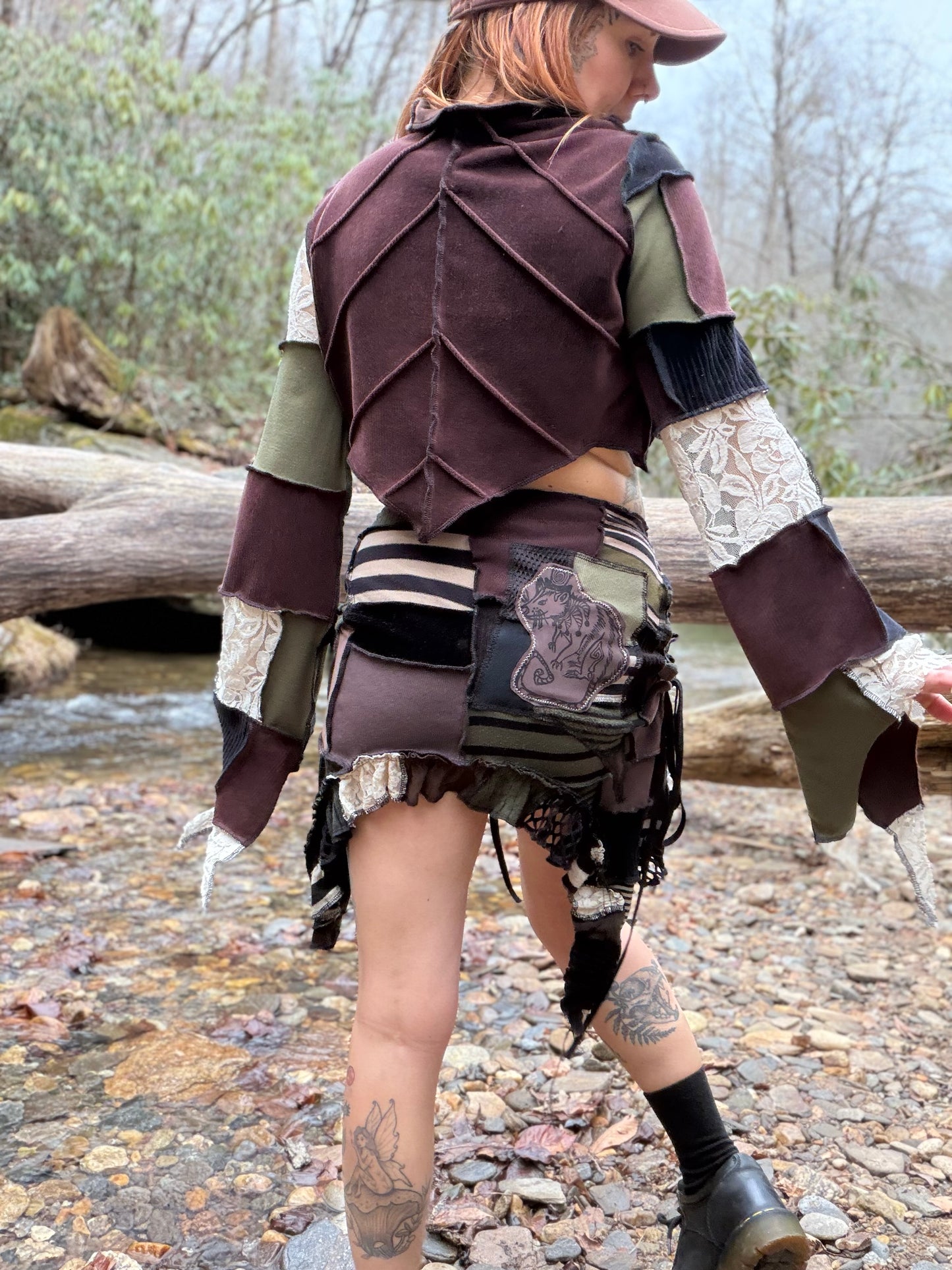Earth Pixie Ruffle Mini ~
