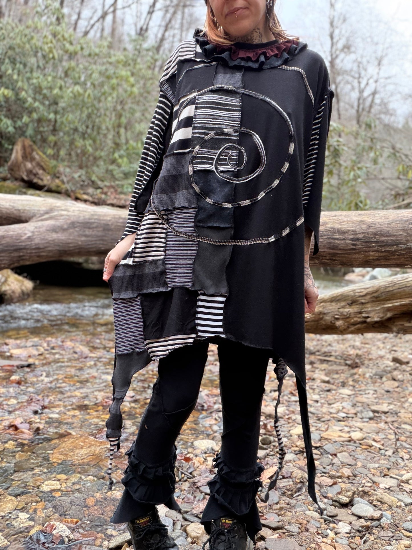 Resist Jester Pixie Tail Shirt Dress