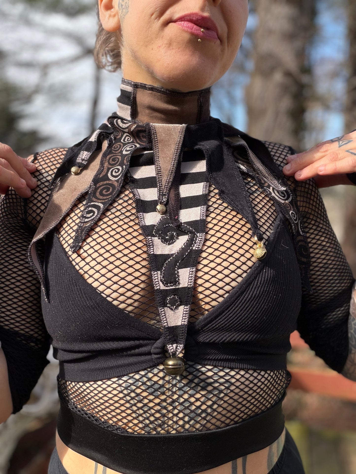 Swirly Tipper Clown Collar