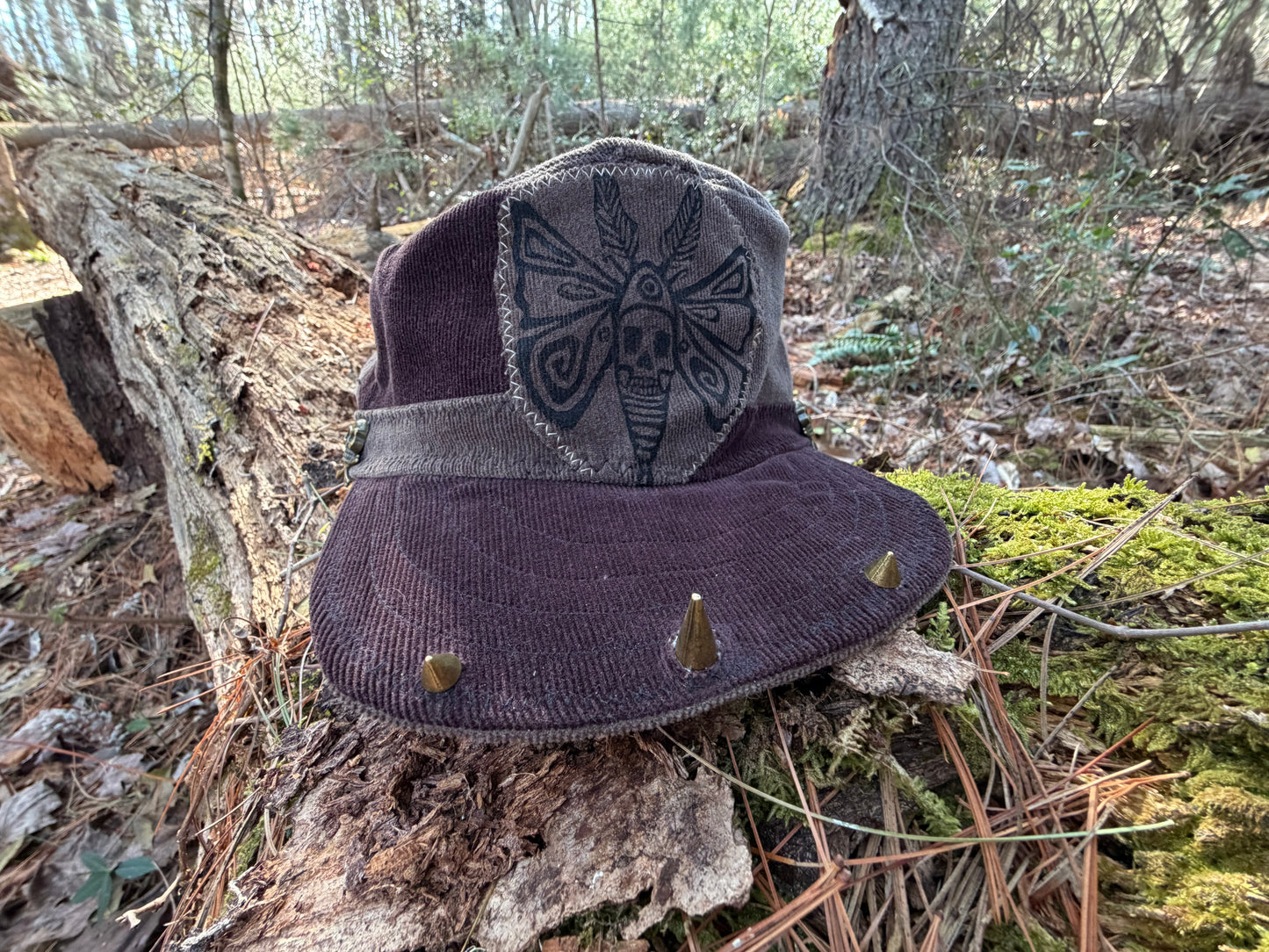 Goth Moth Train Hat