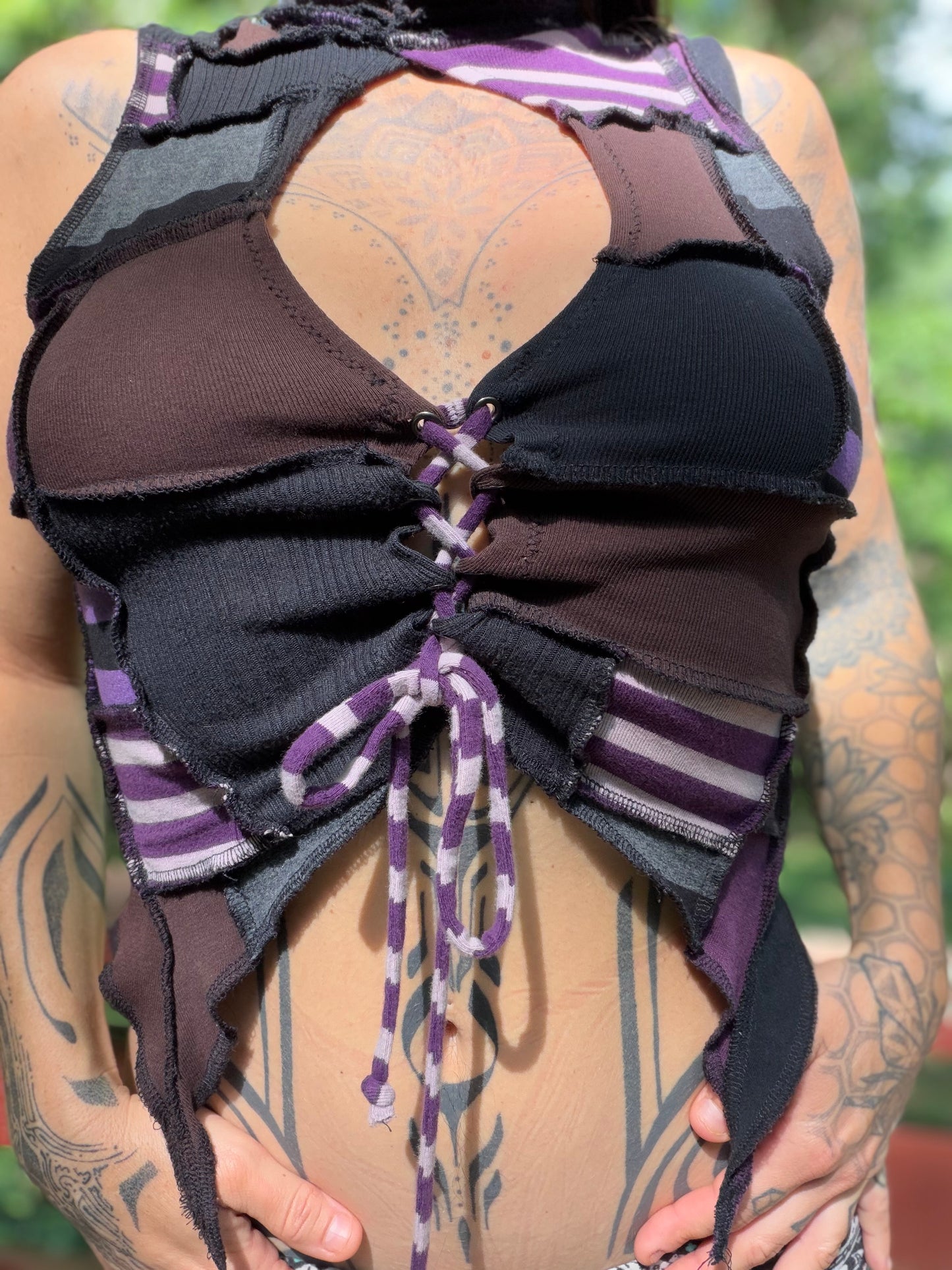 Corset Tie Pixie Halter