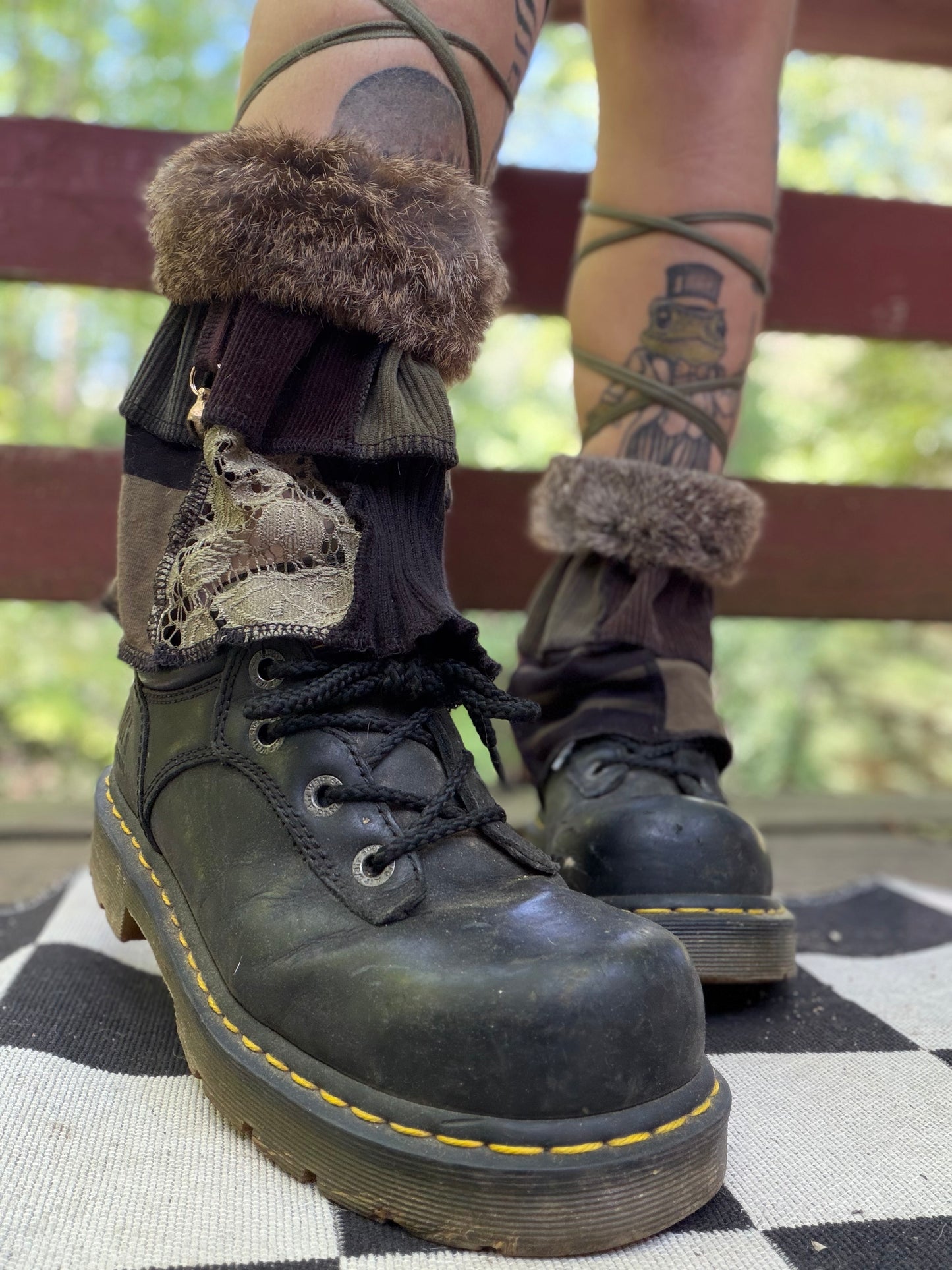 Lace & Jade Fur Boot Cuffs