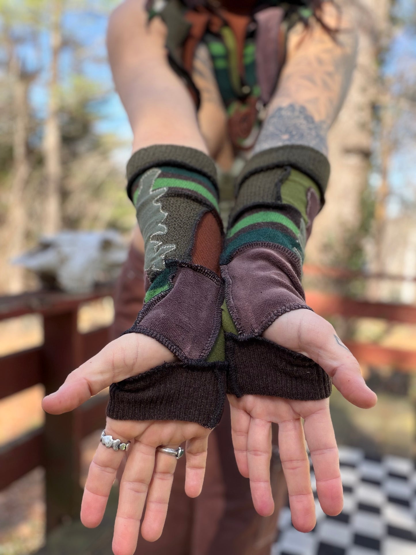 Forest Swirl Arm Warmers