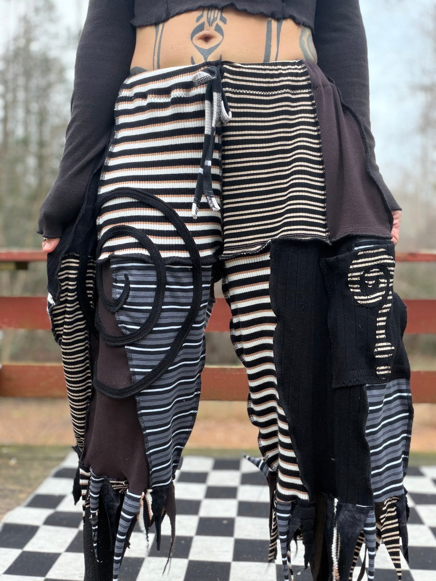 Spiral Out Baggy Jester Shorts