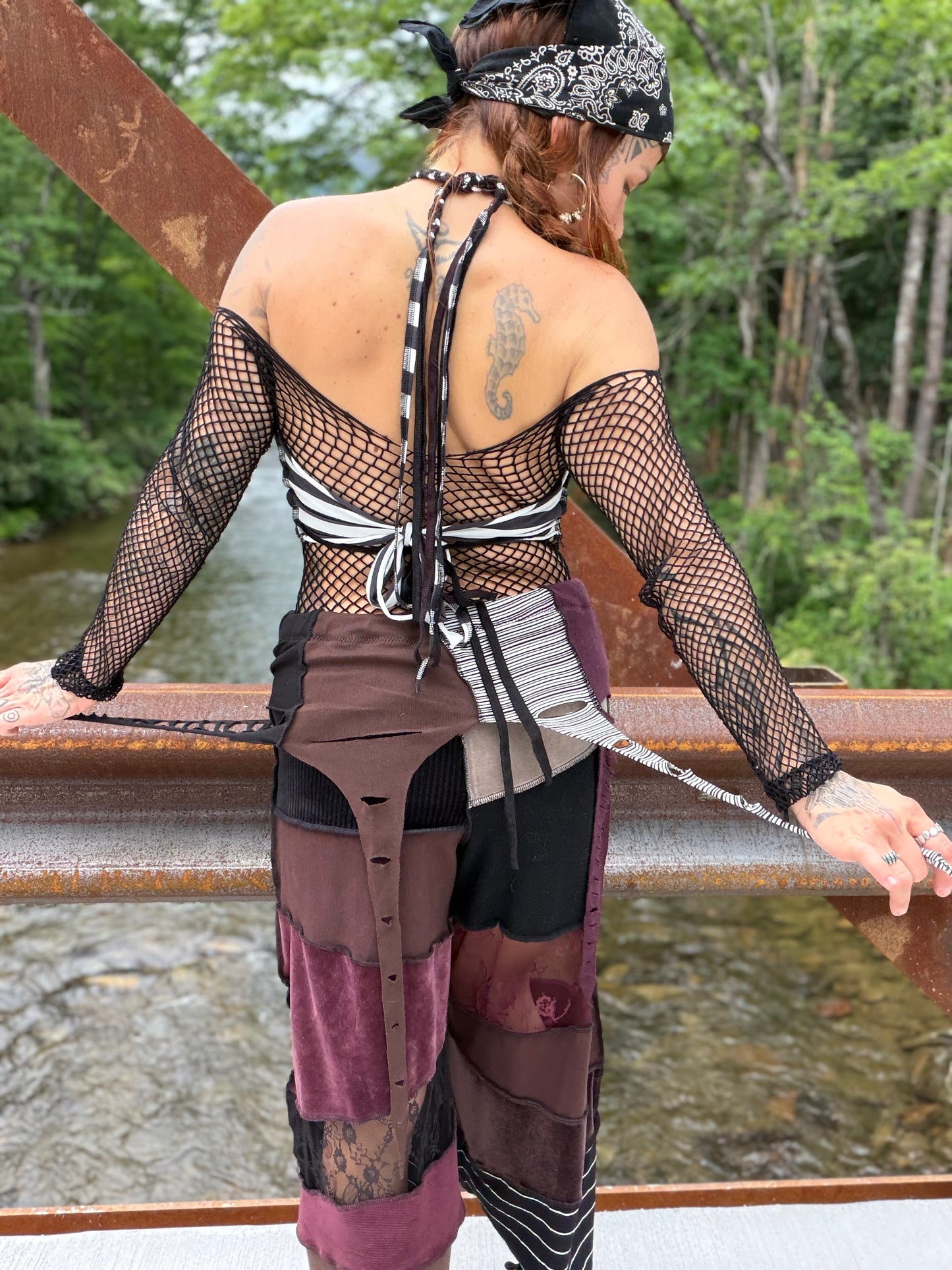 Mesh & Magick Pirate Tendril Skirt Pants