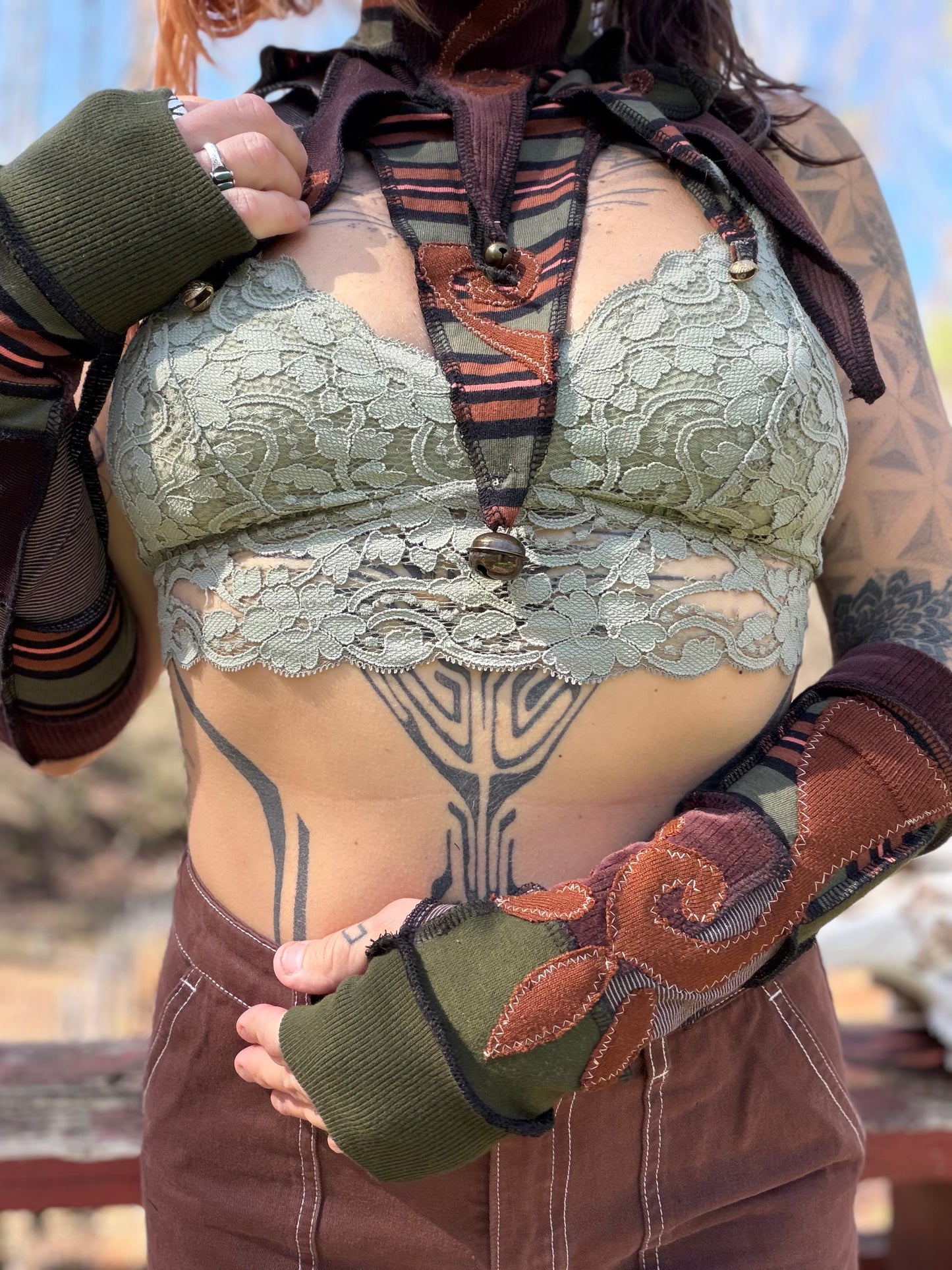 Desert Fern Arm Warmers