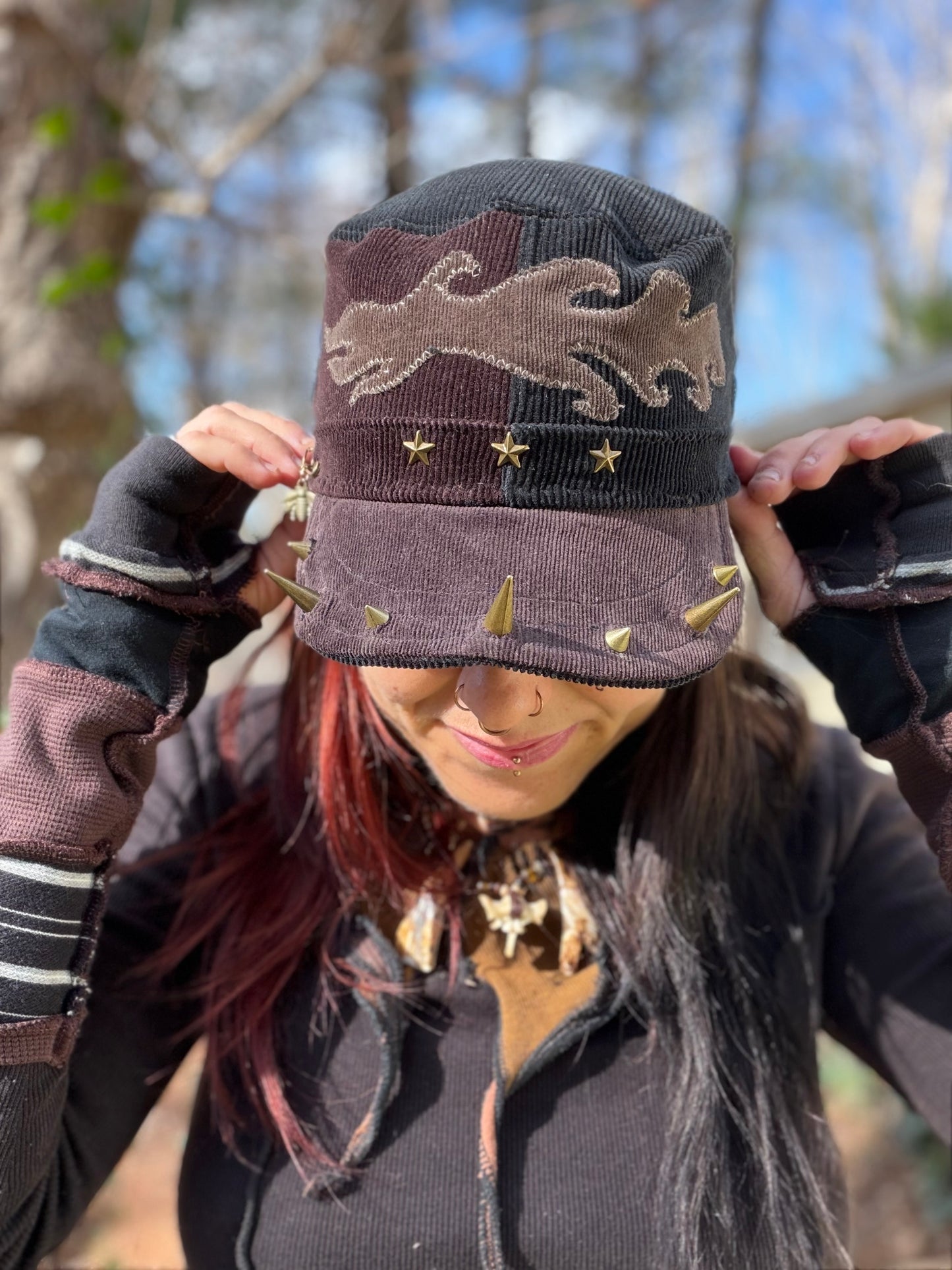 Abstract Frequency Train Hat
