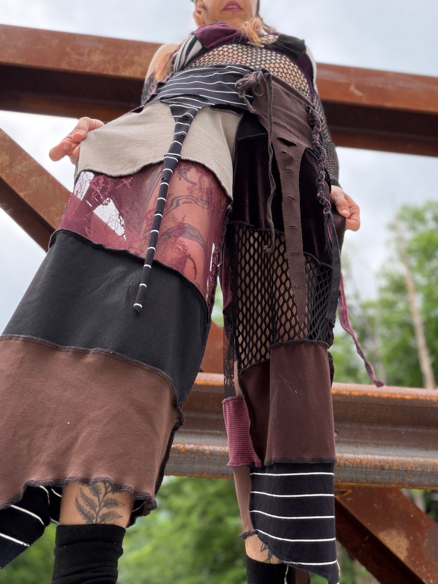Mesh & Magick Pirate Tendril Skirt Pants