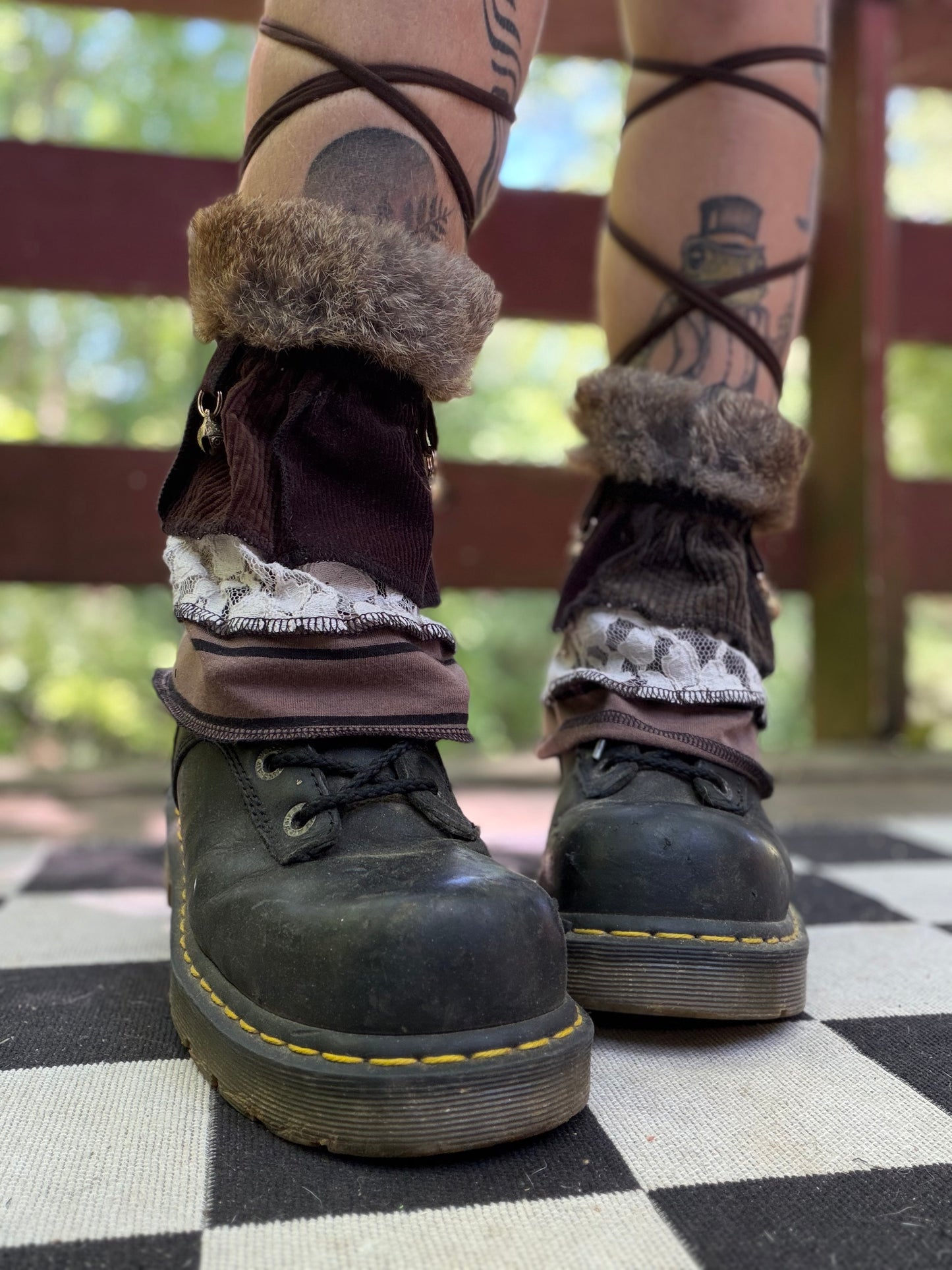 Grounded Fairy Fur Boot Cuffs