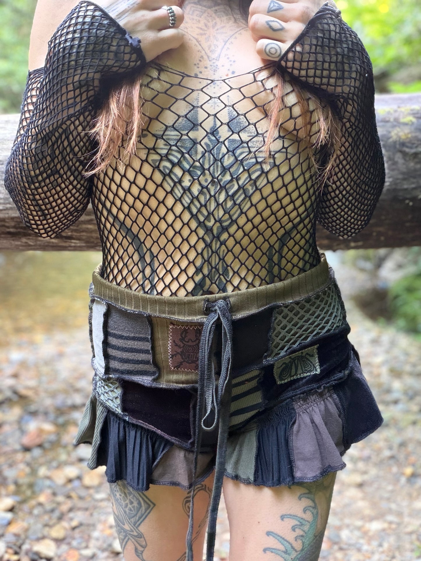 Mossy Dreams Ruffle Shorts