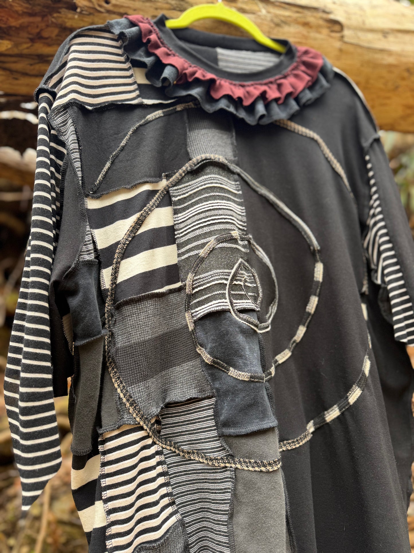 Resist Jester Pixie Tail Shirt Dress