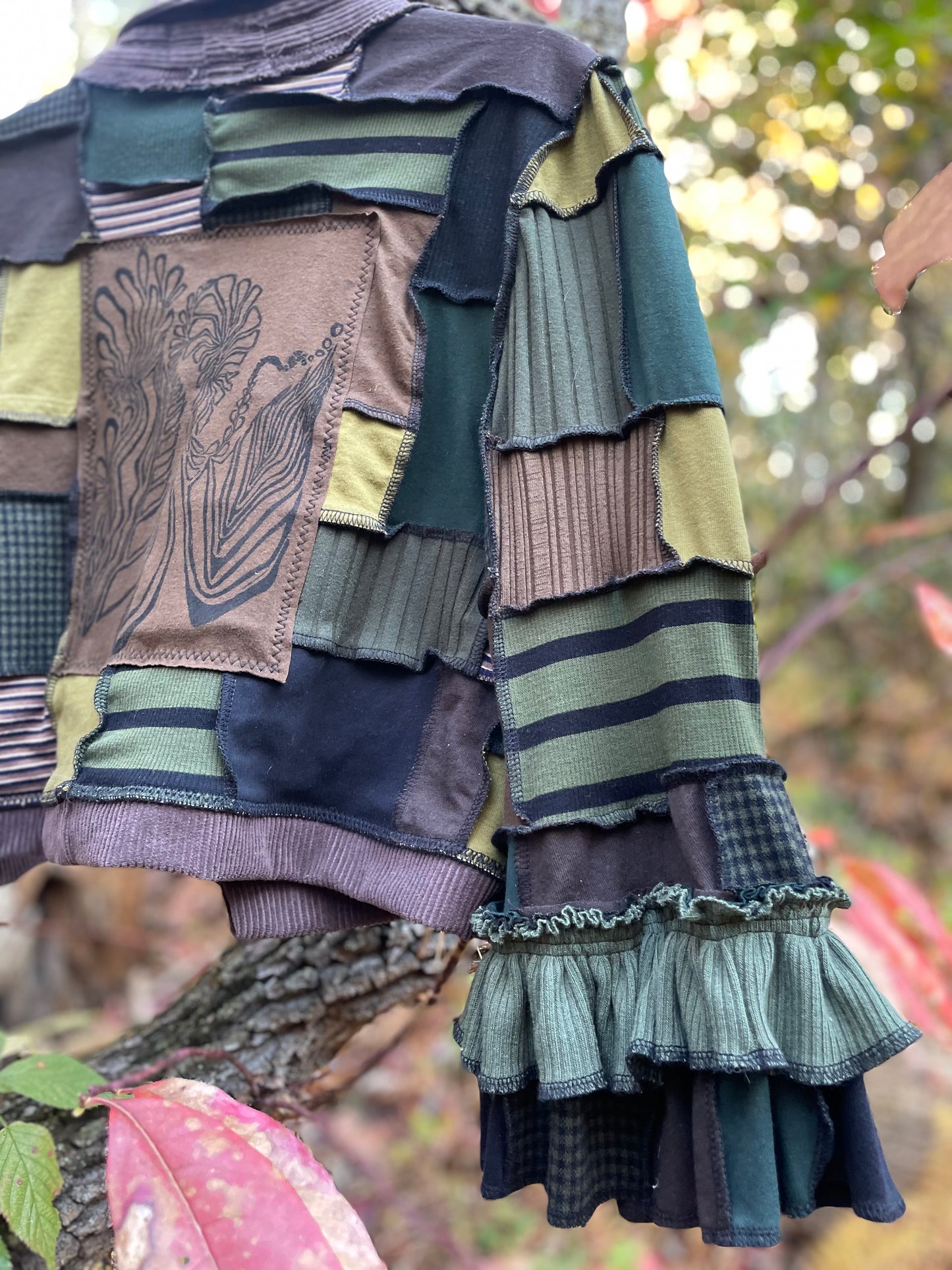 Funky Fairy Artsy Ruffle Jacket