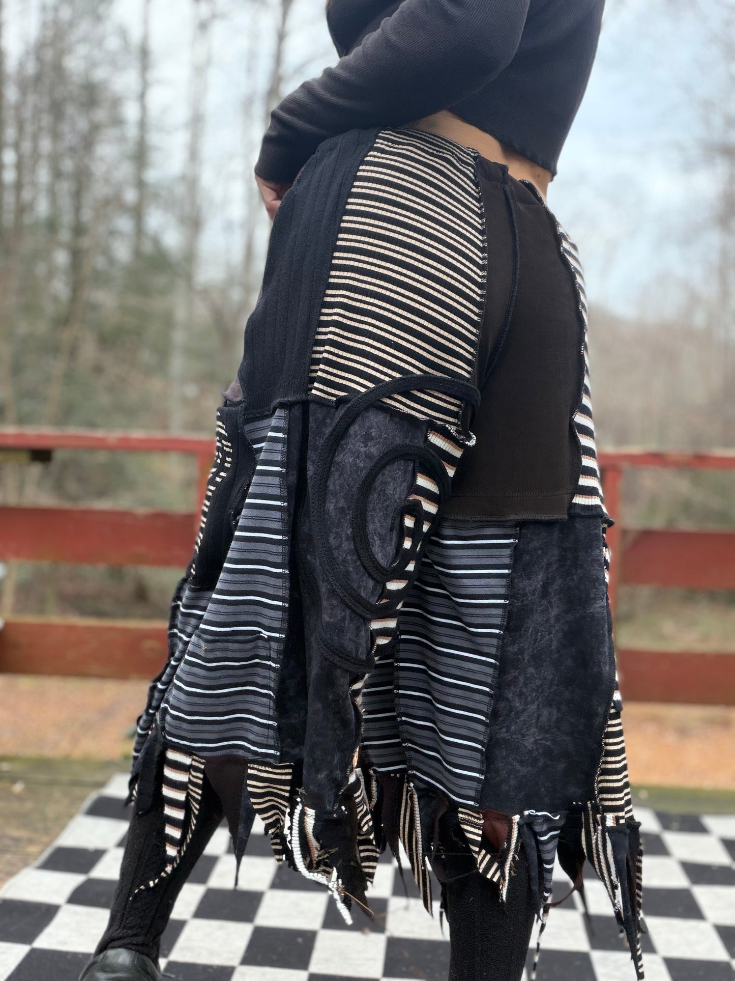 Spiral Out Baggy Jester Shorts