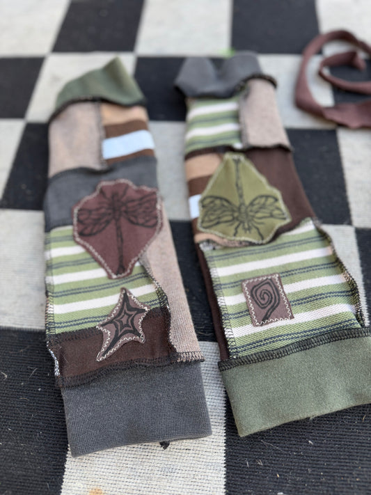 Blooming Fern Arm Warmers