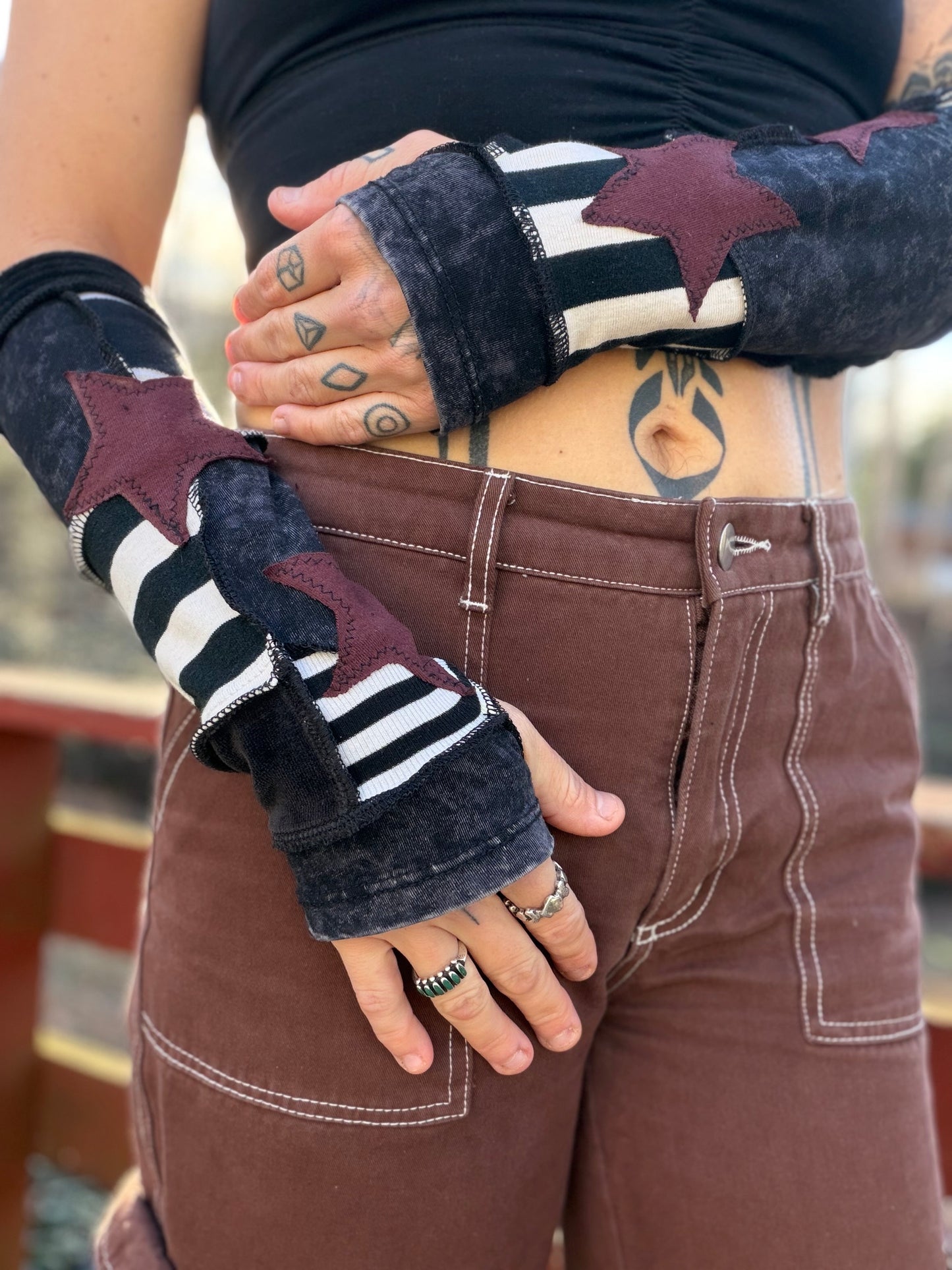 Pirate Jester Arm Warmers