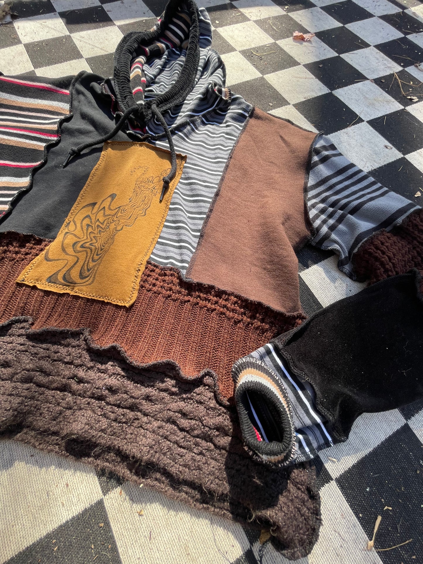 Creative Jester Crop Hoodie