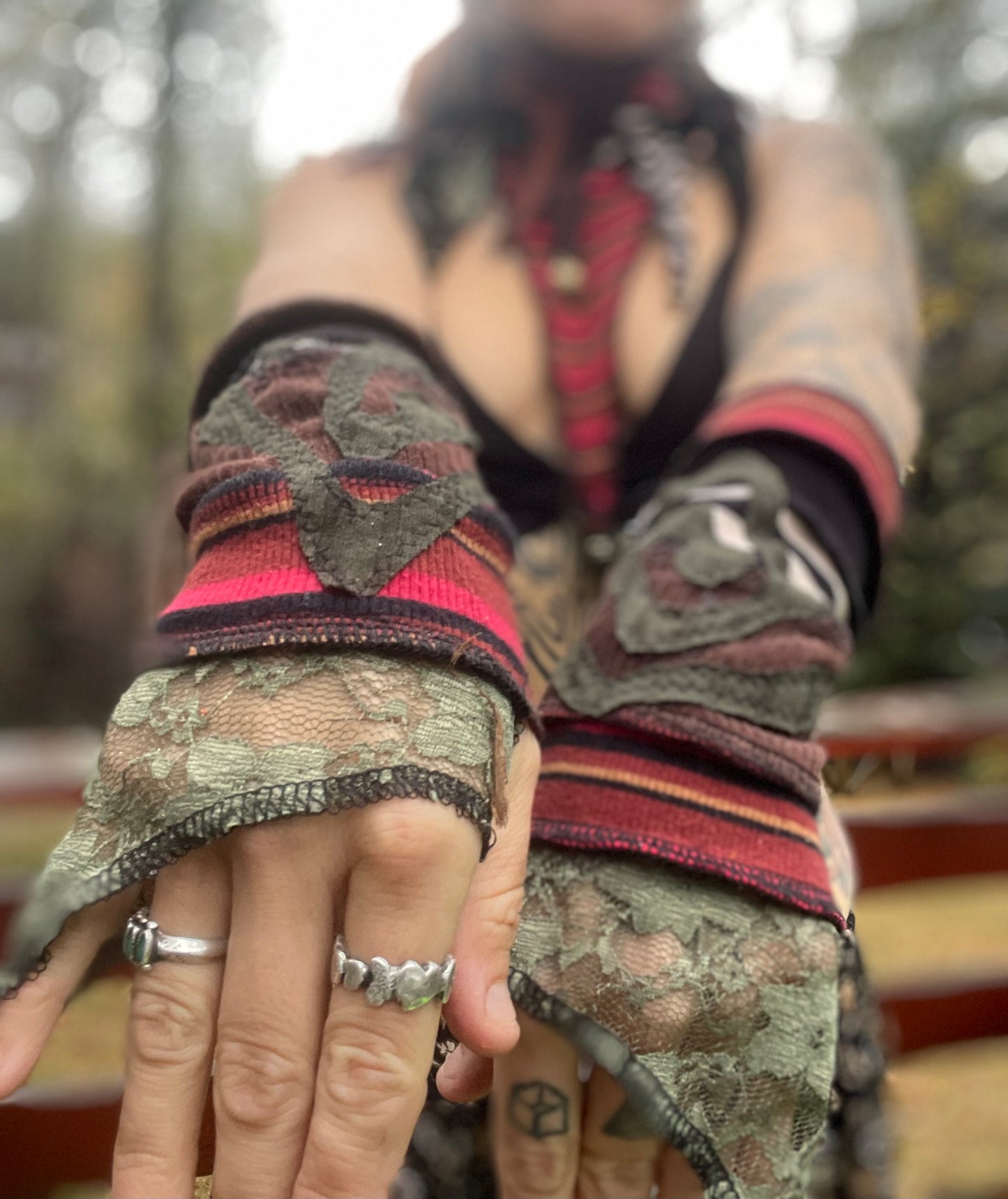 Sage Circus Arm Warmers