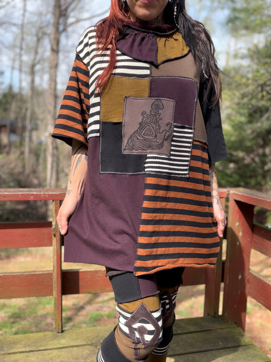 Grunge Snail Clown T
