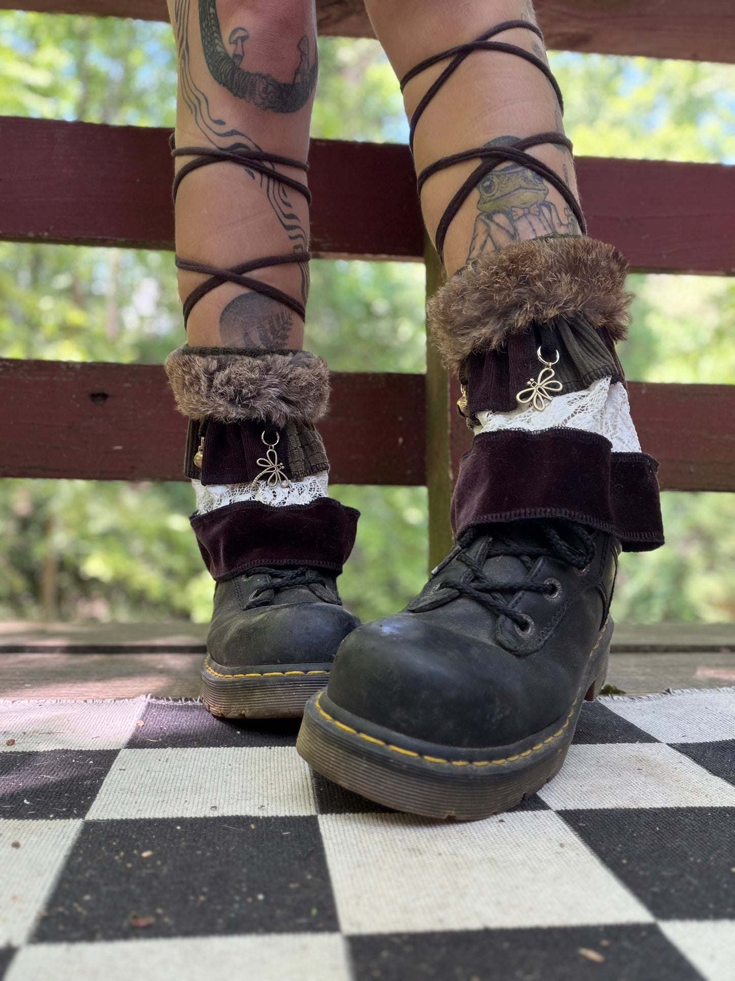 Dragonfly Dreams Fur Boot Cuffs