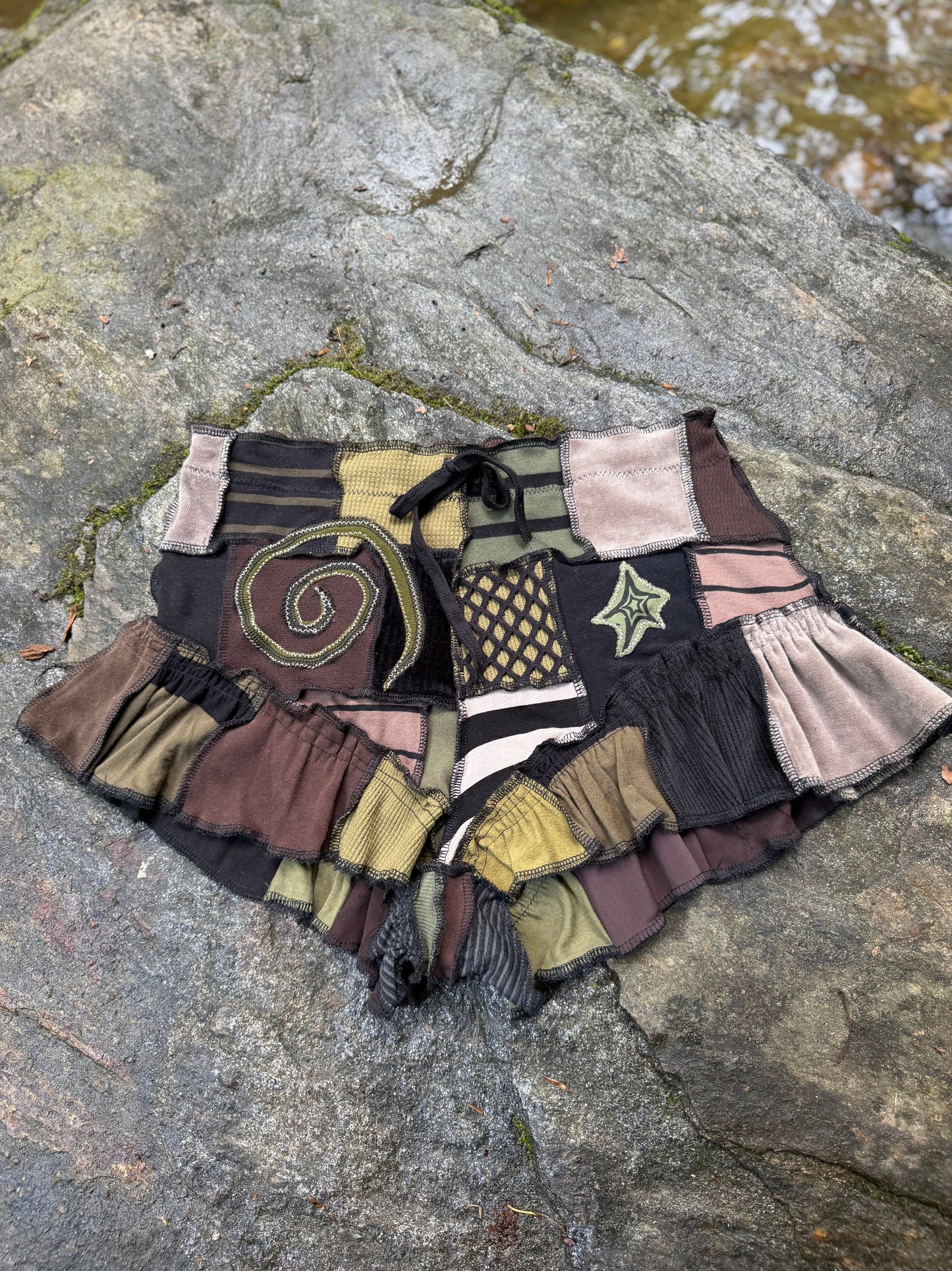 Tree Hugger Ruffle Shorts