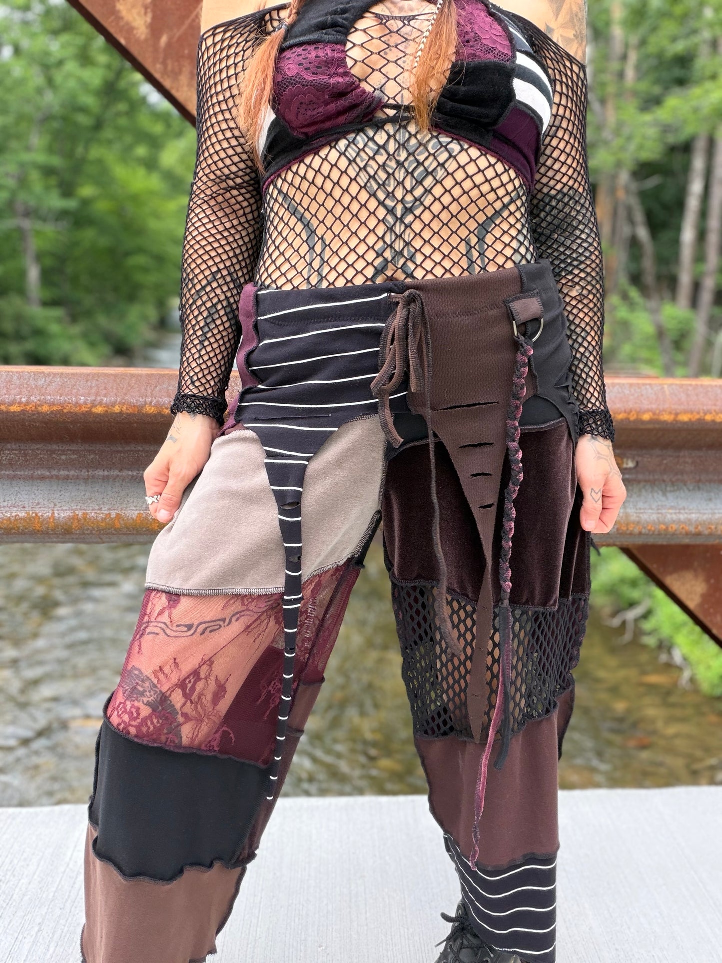 Mesh & Magick Pirate Tendril Skirt Pants